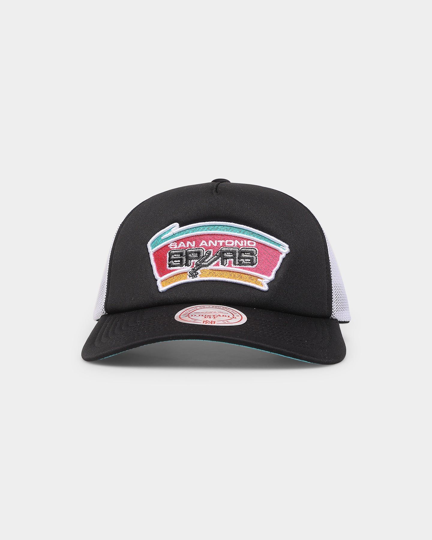 Mitchell & Ness San Antonio Spurs 'NBA Off The Backboard' Trucker Snapback Black sold by Culture Kings