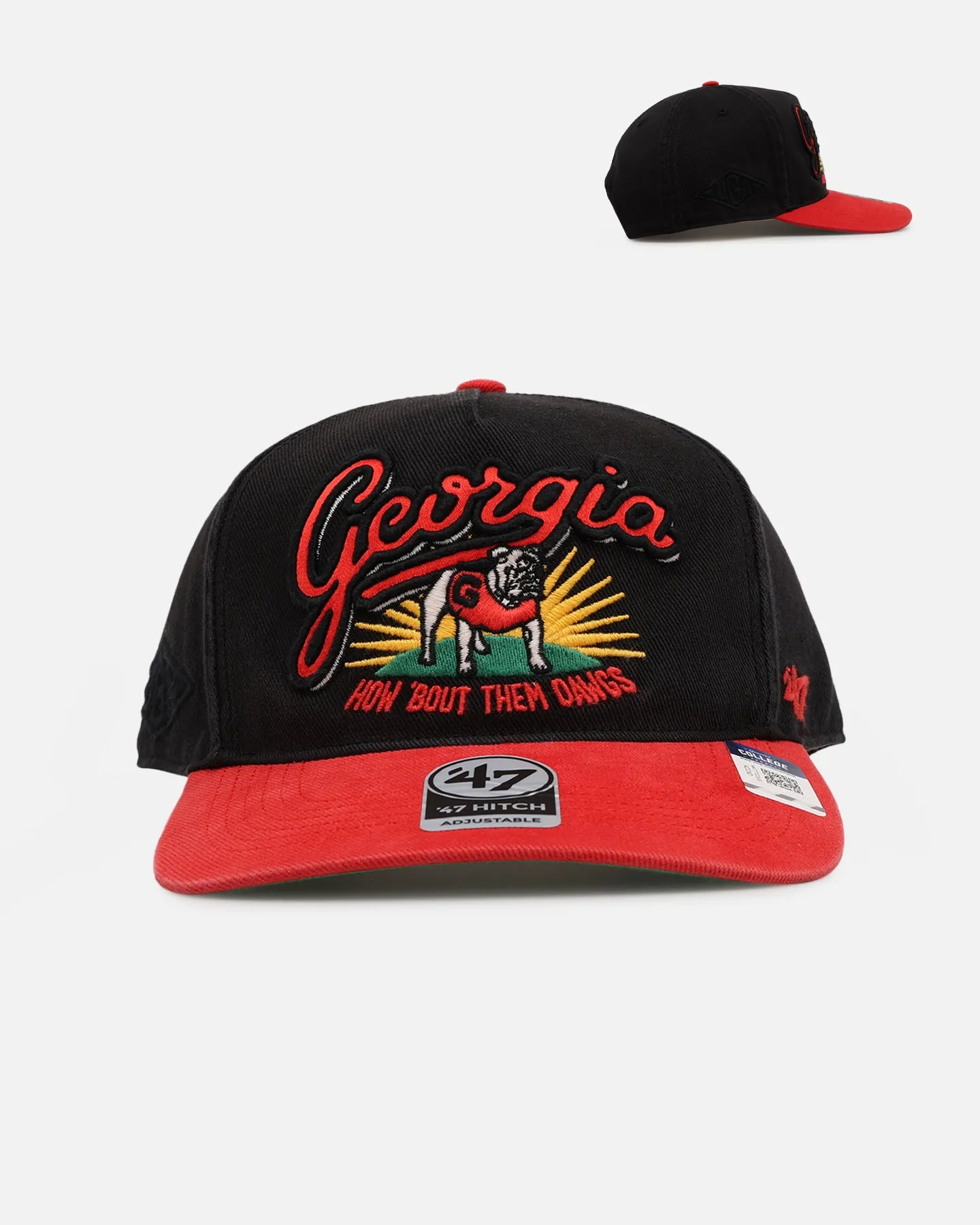 47 Brand Georgia Bulldogs 'NCAA Trophy Case' Premium Hitch Snapback Black sold by Culture Kings