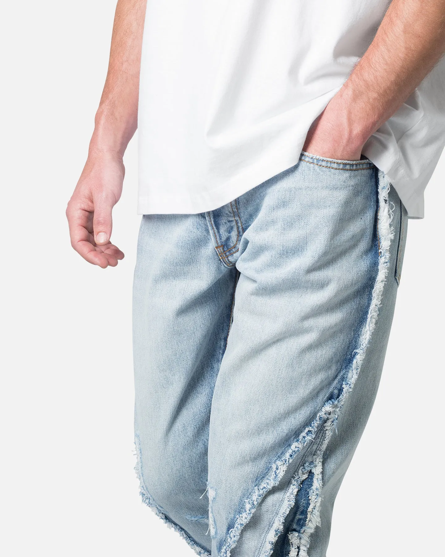 MNML B373 Flare Denim Jeans Light Blue sold by Culture Kings product image thumbnail 5