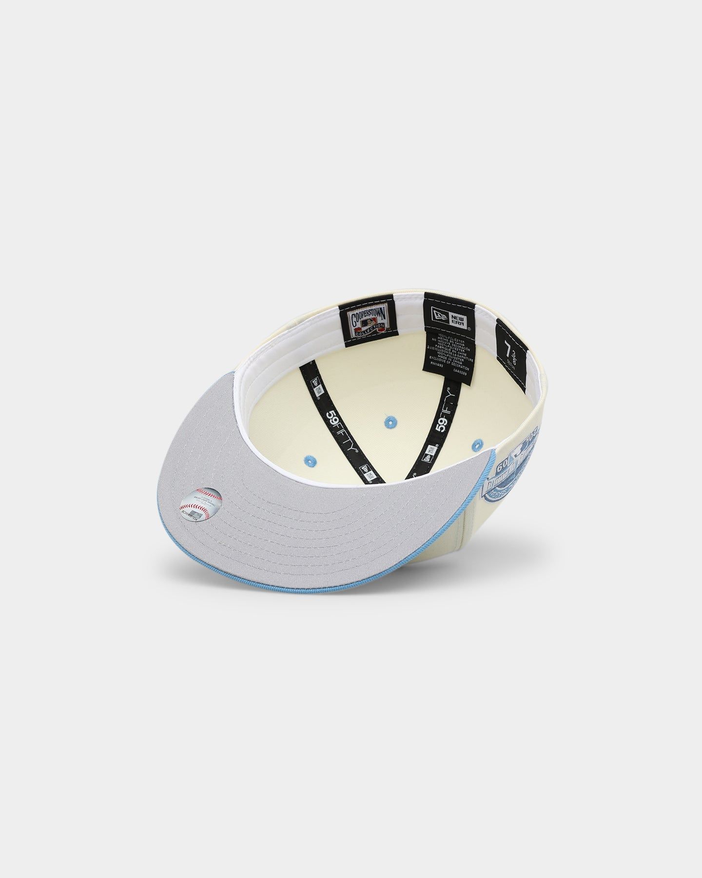 New Era New York Yankees 'Chrome University Blue' 59FIFTY Fitted White sold by Culture Kings product image thumbnail 6