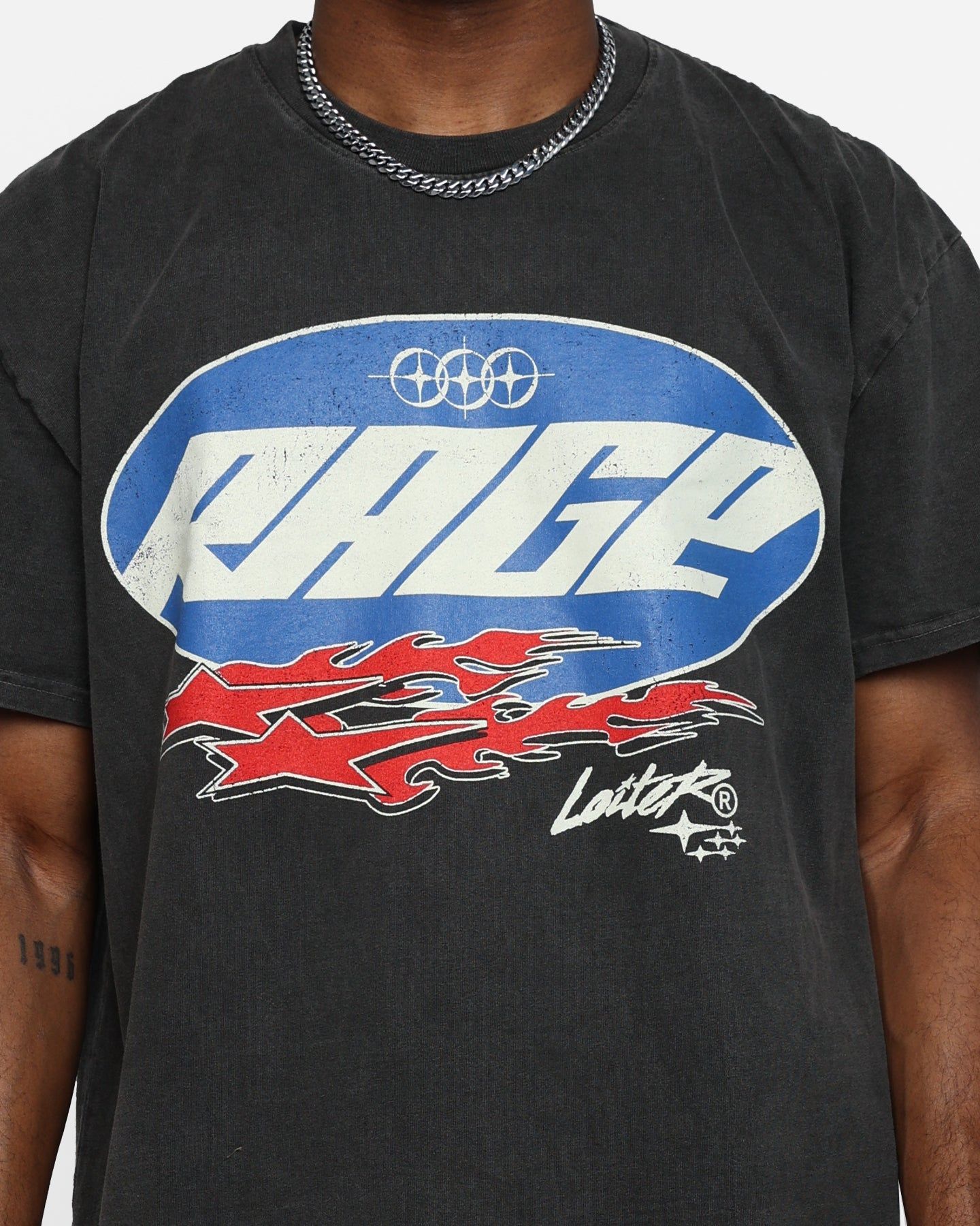 Loiter Rage Racer Vintage T-Shirt Black Wash sold by Culture Kings product image thumbnail 4