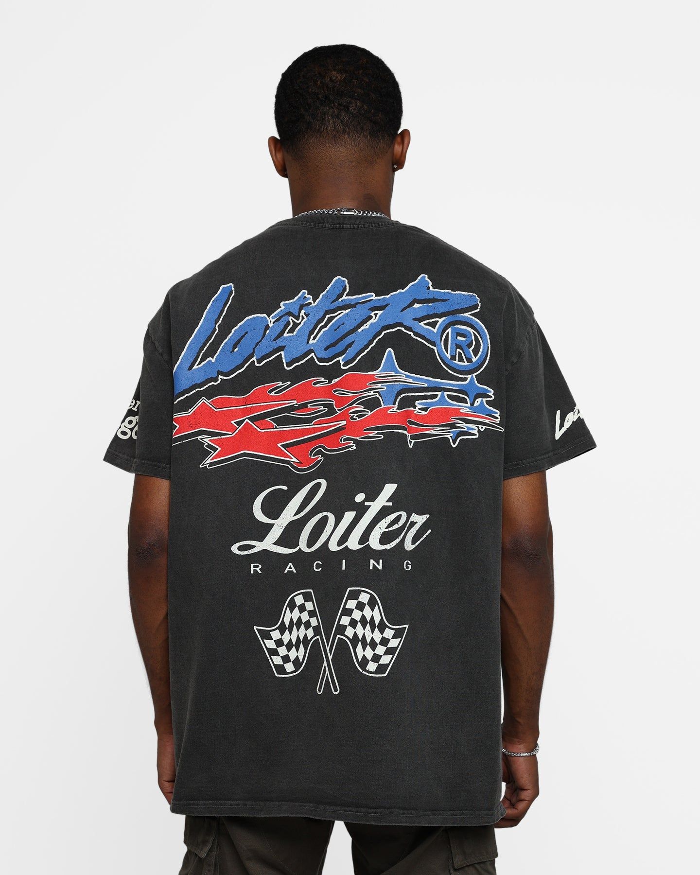 Loiter Rage Racer Vintage T-Shirt Black Wash sold by Culture Kings product image thumbnail 5