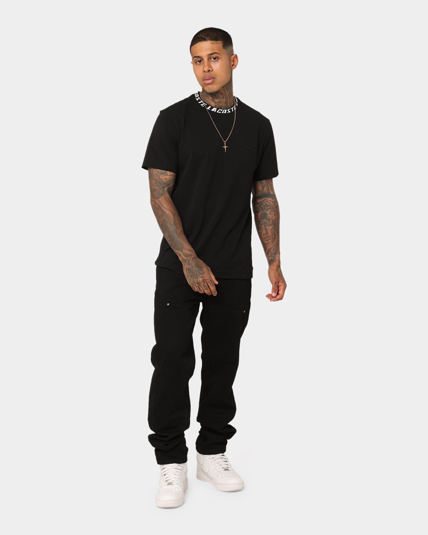 Lacoste Active Pique Tech T-Shirt Black sold by Culture Kings product image thumbnail 2