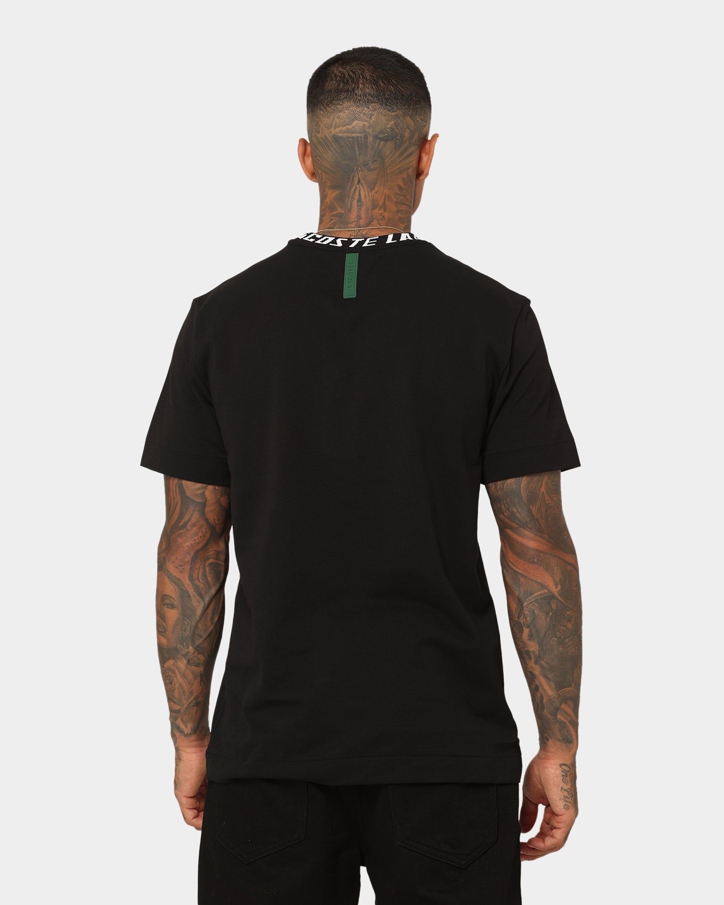 Lacoste Active Pique Tech T-Shirt Black sold by Culture Kings product image thumbnail 4