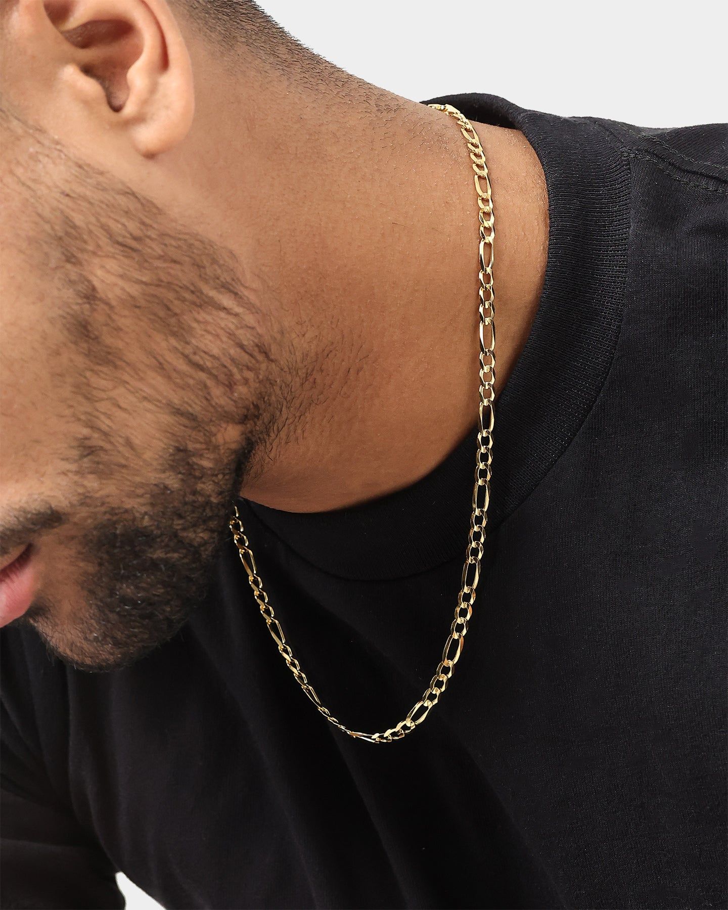 House Of Auric 4.8mm Figaro Chain 18K Gold Vermeil sold by Culture Kings