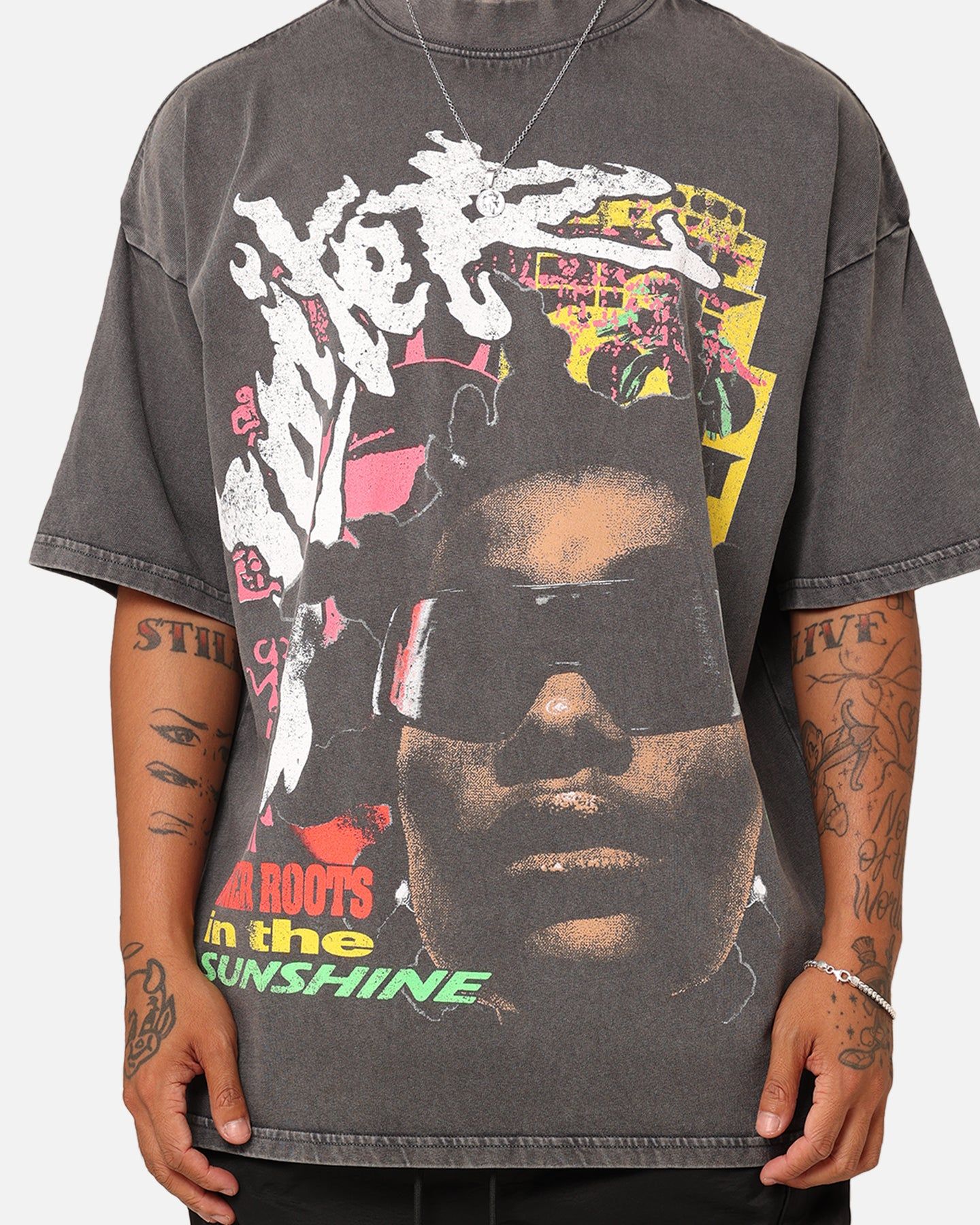 Loiter Summer Roots Oversized T-Shirt Charcoal Grey sold by Culture Kings product image thumbnail 4