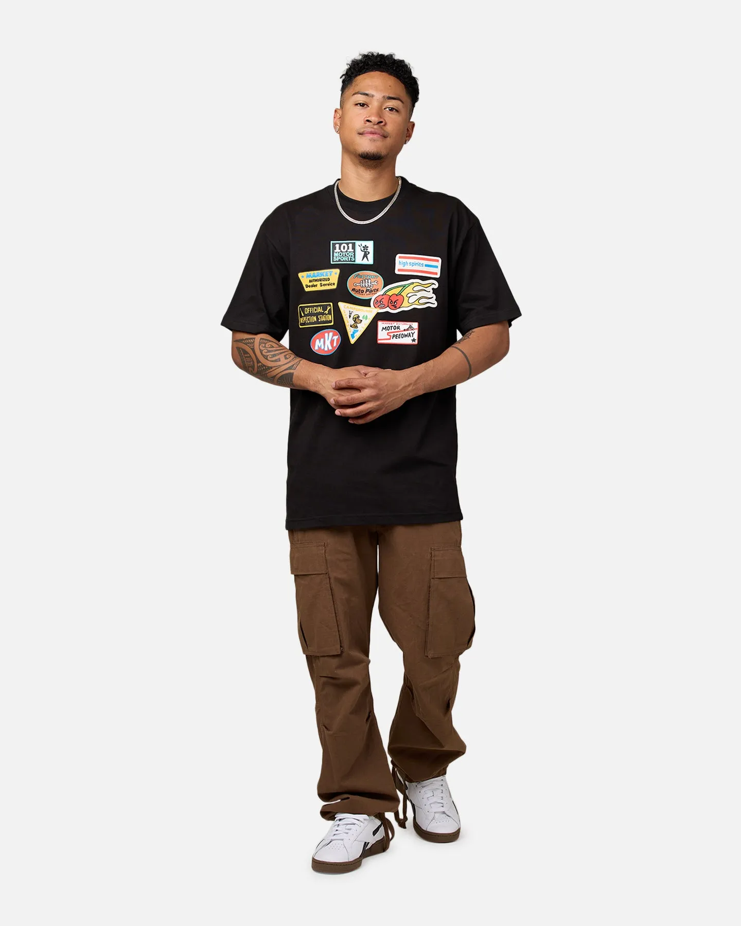 Market Patched T-Shirt Black sold by Culture Kings product image thumbnail 3