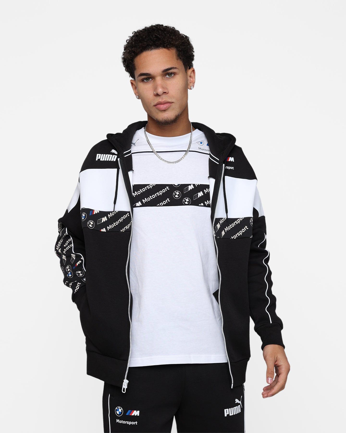 Puma X BMW M Motorsport SDS Hooded Sweat Jacket Puma Black sold by Culture Kings