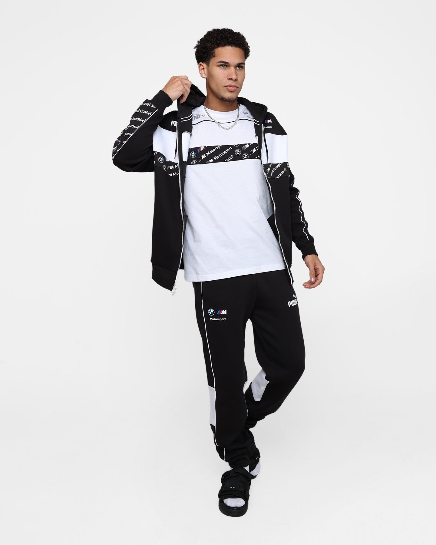 Puma X BMW M Motorsport SDS Hooded Sweat Jacket Puma Black sold by Culture Kings product image thumbnail 2