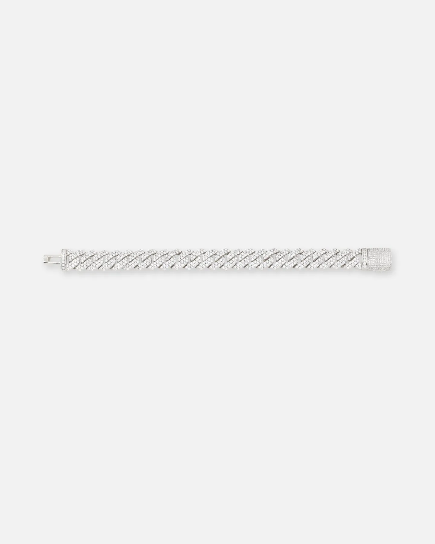 Saint Morta 14mm Interlink Bracelet Iced White Gold sold by Culture Kings product image thumbnail 4