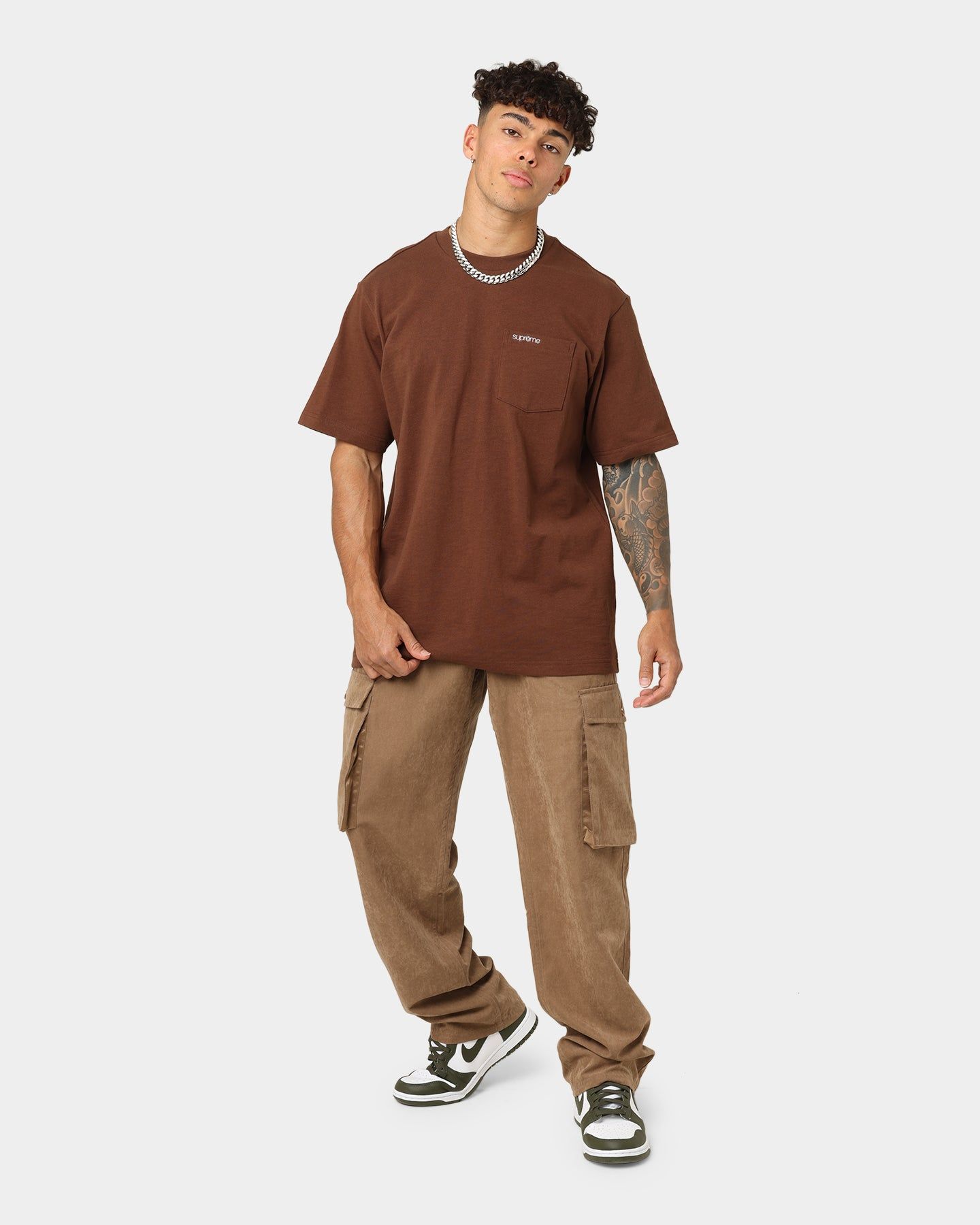 Supreme Pocket T-Shirt Brown sold by Culture Kings product image thumbnail 2