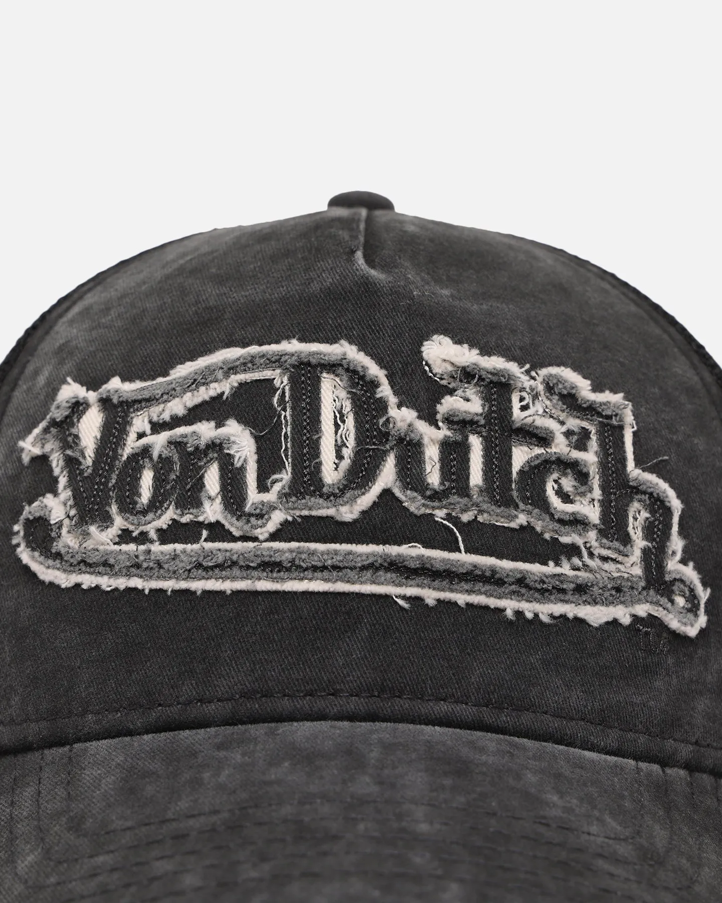 Von Dutch Washed Twill Trucker Snapback Grey sold by Culture Kings product image thumbnail 5