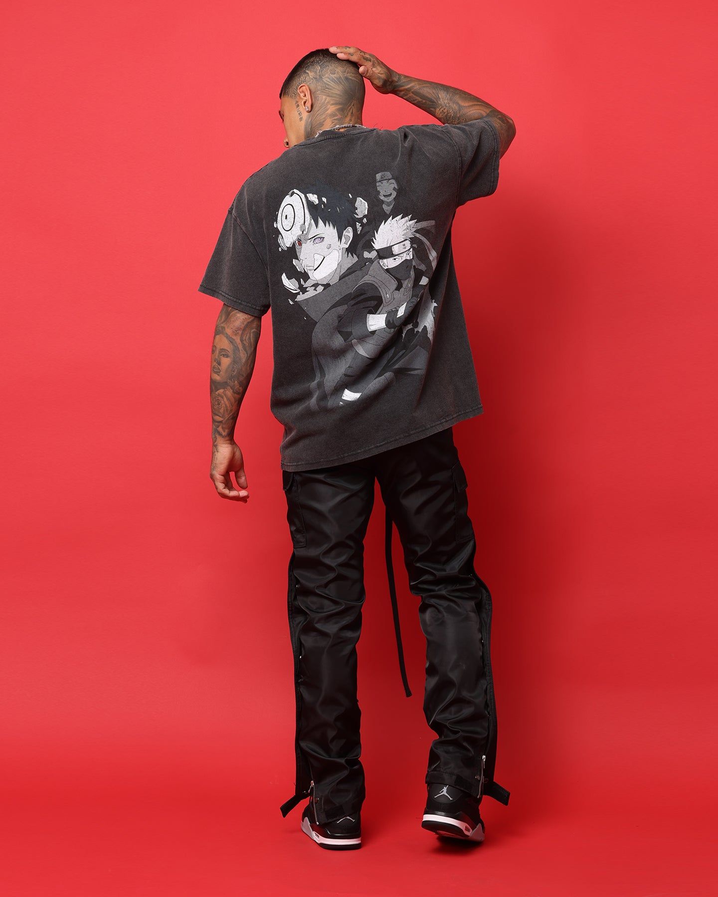 Goat Crew X Naruto Obito Heavyweight Vintage T-Shirt Vintage Black sold by Culture Kings product image thumbnail 8