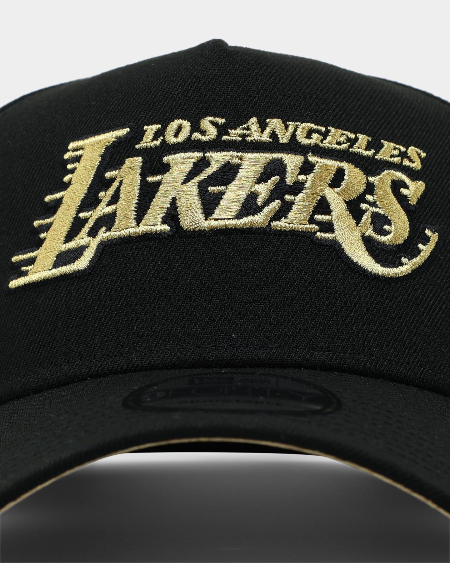 New Era Los Angeles Lakers 'Gold Links' 9FORTY A-Frame Snapback Black sold by Culture Kings product image thumbnail 5