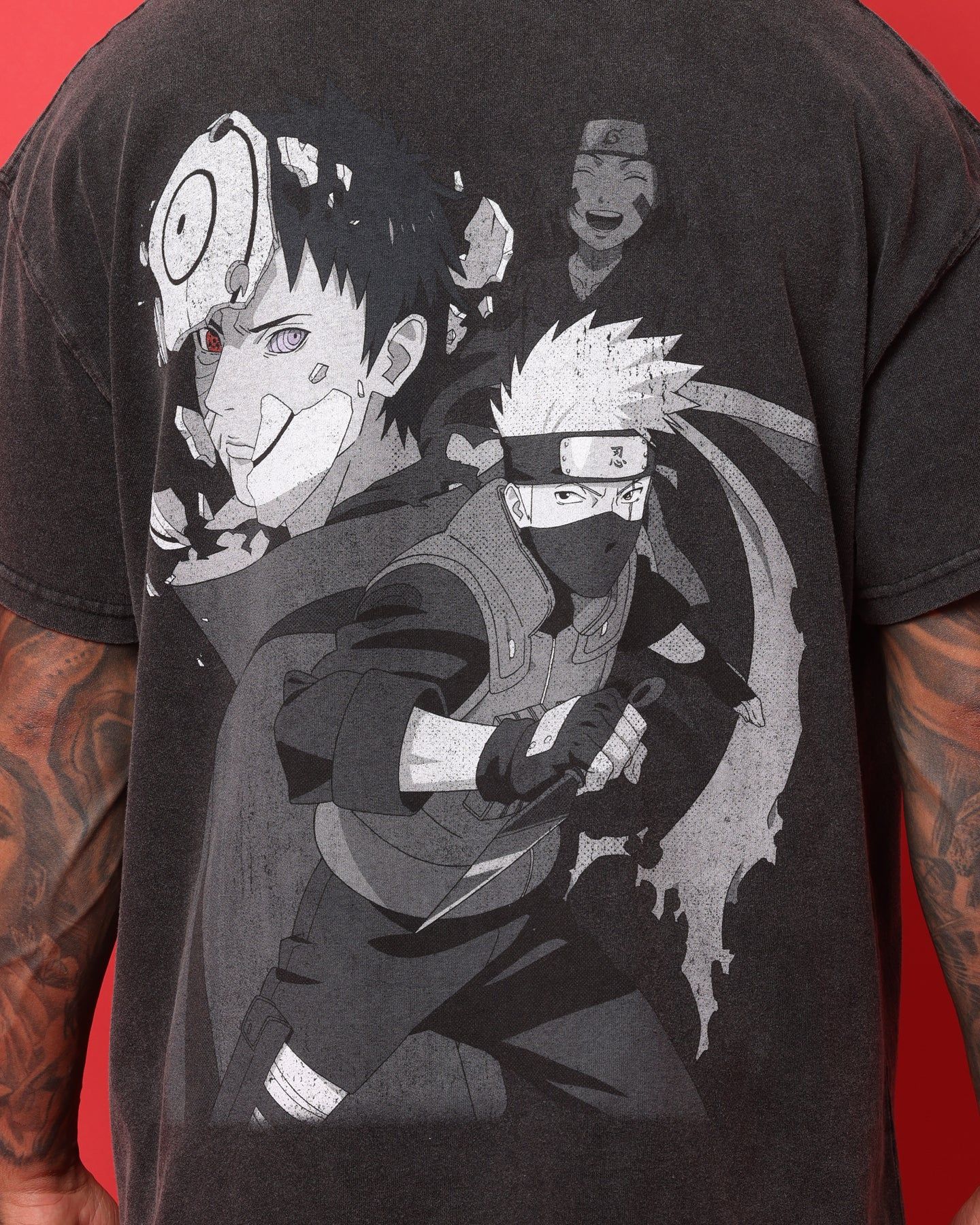 Goat Crew X Naruto Obito Heavyweight Vintage T-Shirt Vintage Black sold by Culture Kings product image thumbnail 5