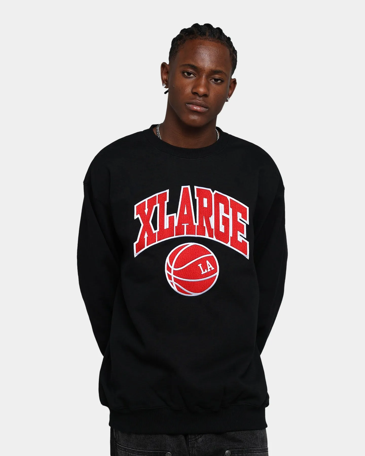 X-Large College Logo Crewneck Black sold by Culture Kings