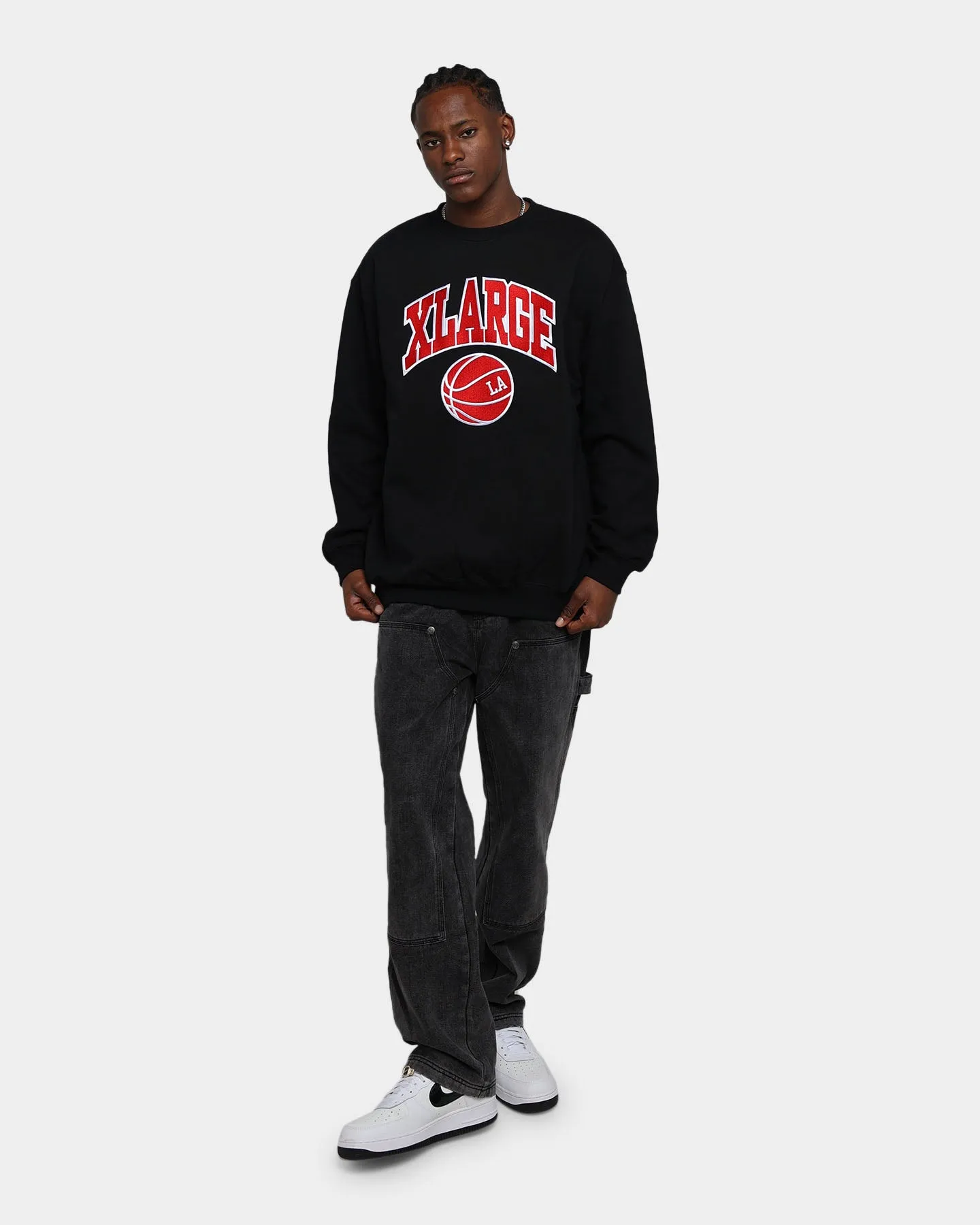 X-Large College Logo Crewneck Black sold by Culture Kings product image thumbnail 2