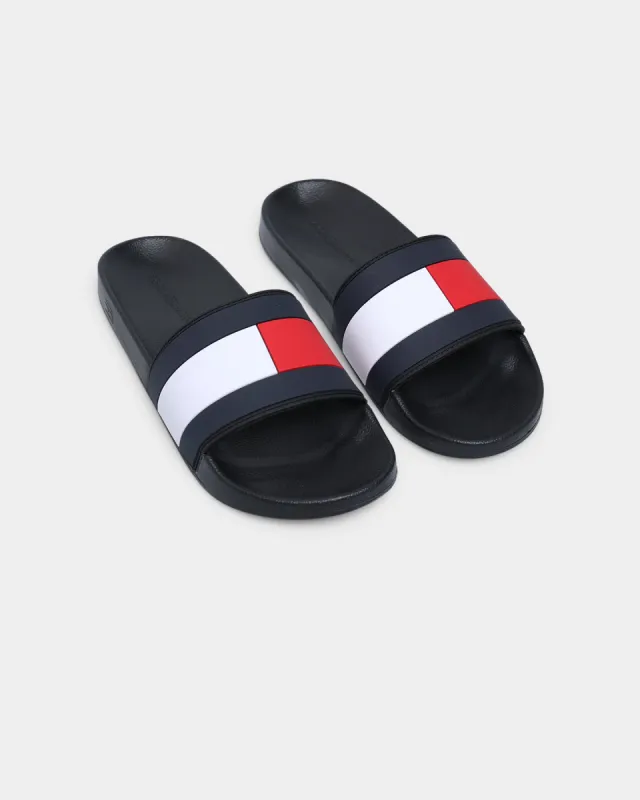 Tommy Jeans Essential Flag Pool Slide Black sold by Culture Kings