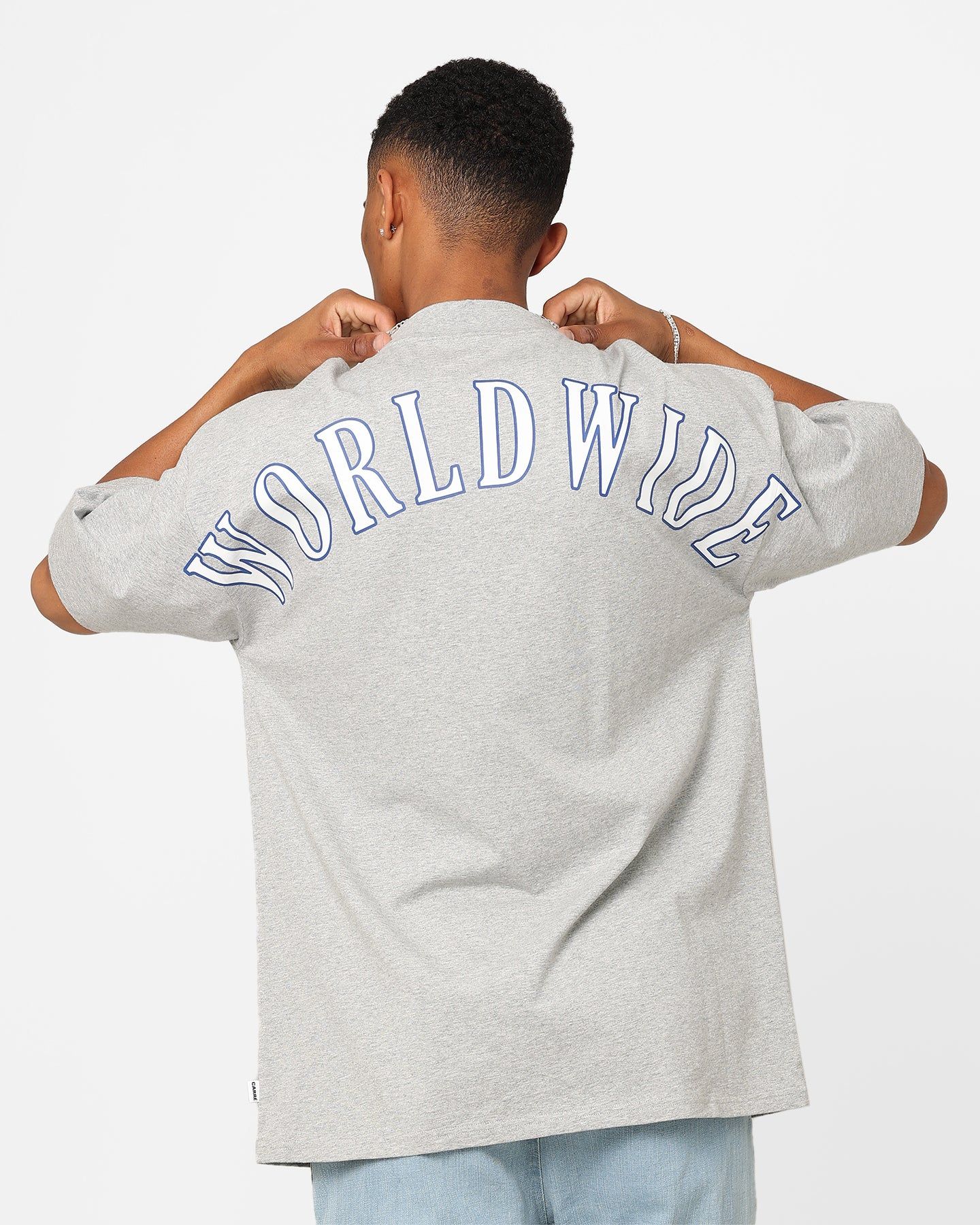 Carre Worldwide Oversized T-Shirt Grey Marle sold by Culture Kings product image thumbnail 2