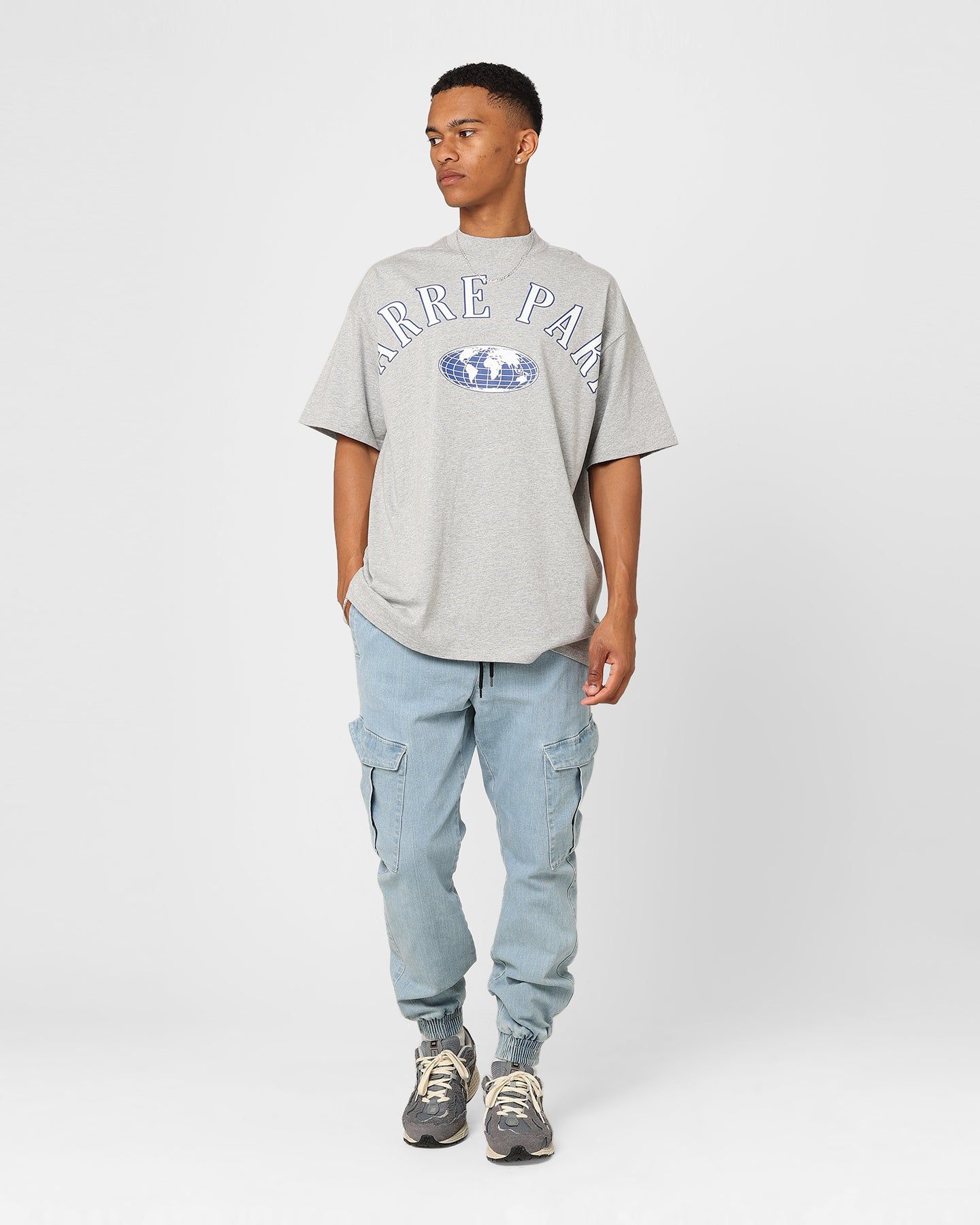 Carre Worldwide Oversized T-Shirt Grey Marle sold by Culture Kings product image thumbnail 3