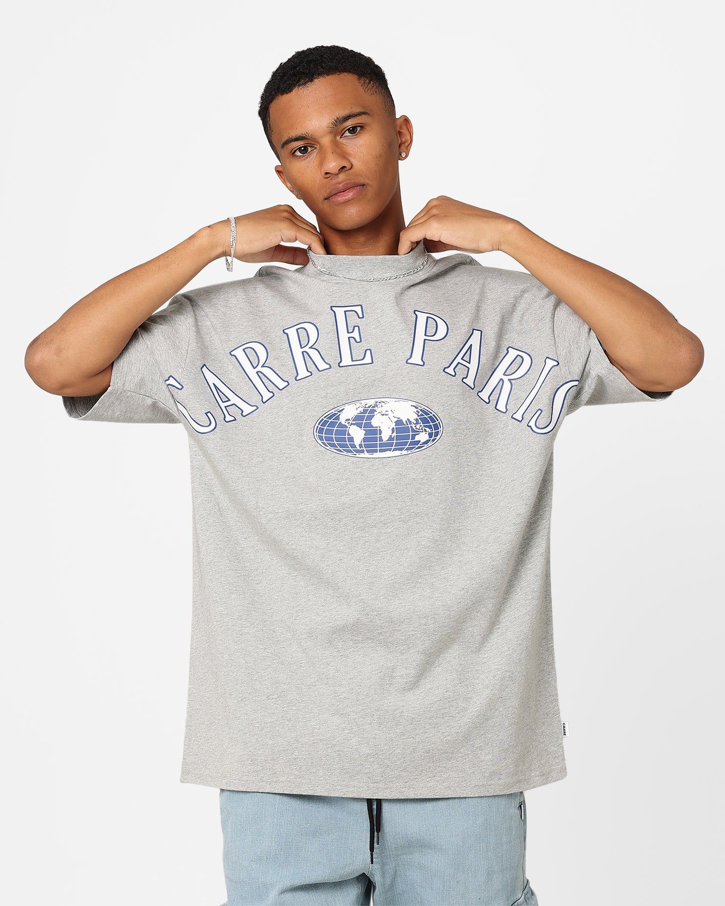 Carre Worldwide Oversized T-Shirt Grey Marle sold by Culture Kings