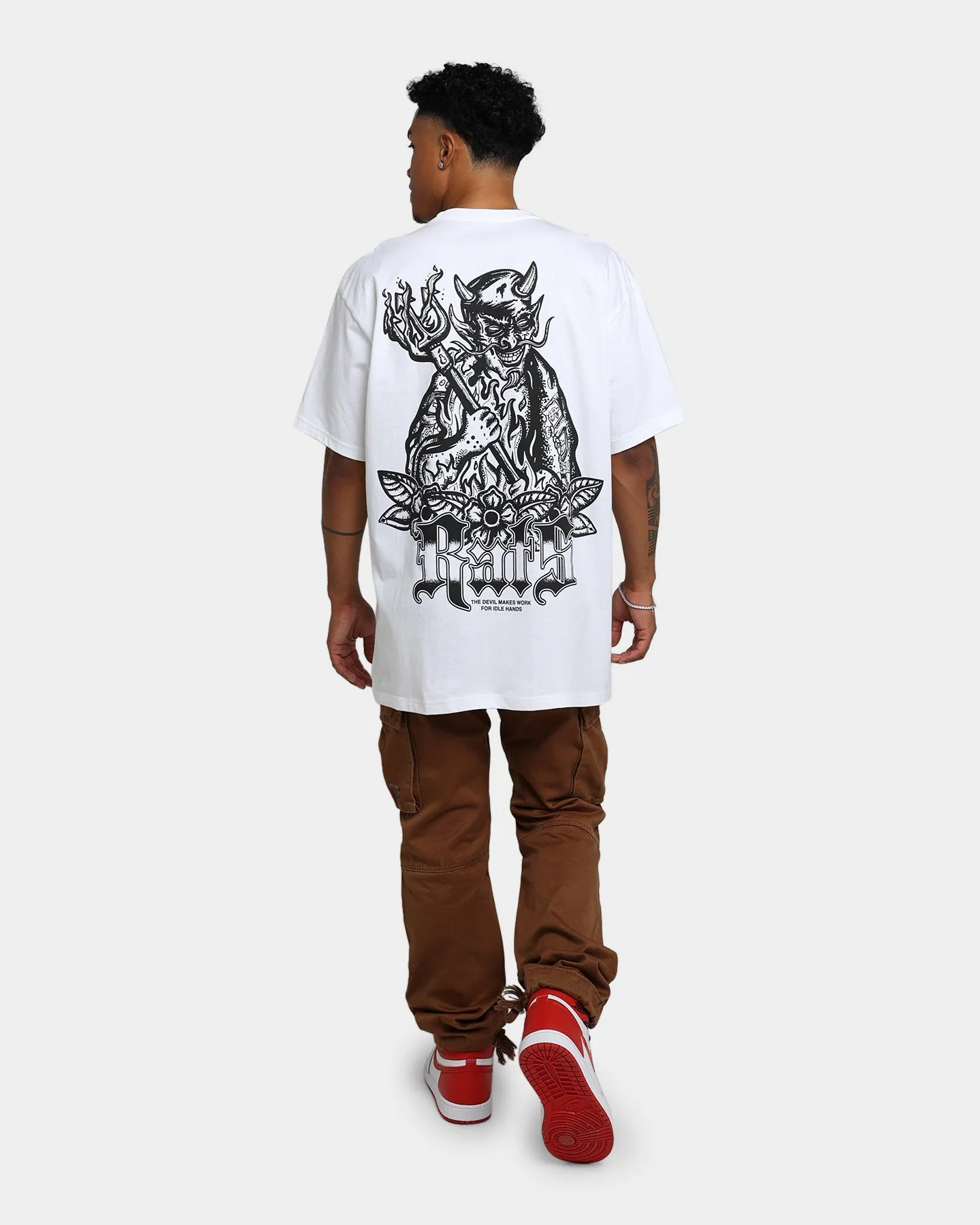 Rats Get Fat Idle Hands T-Shirt White sold by Culture Kings product image thumbnail 3