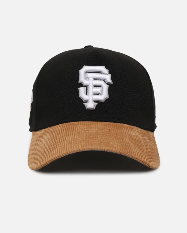 New Era San Francisco Giants 'Black Wheat' 39THIRTY A-Frame Stretch Fit Black/Wheat sold by Culture Kings