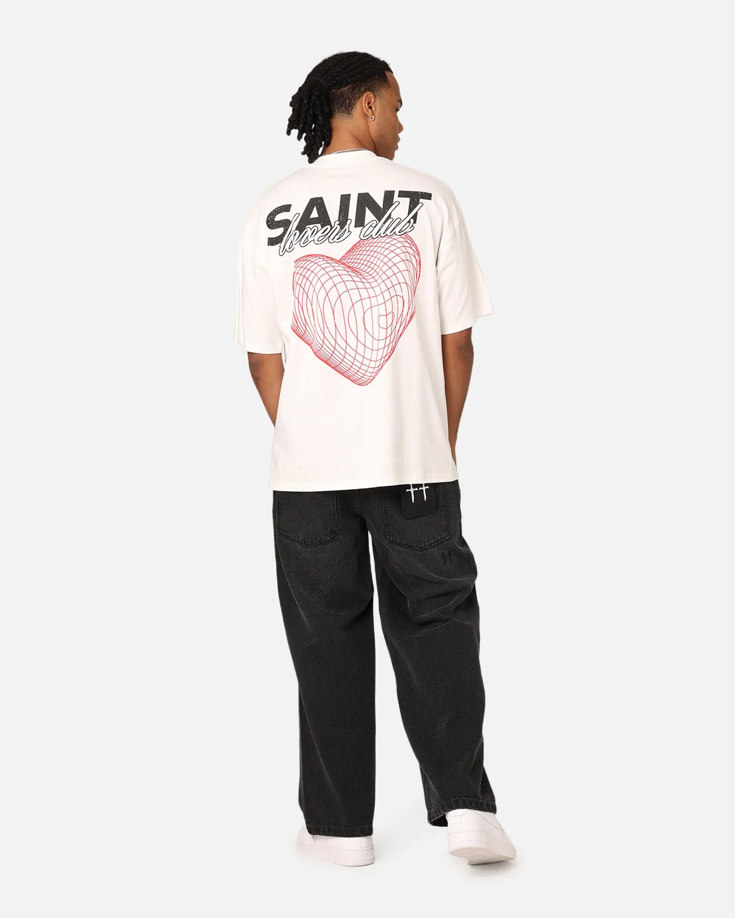 Saint Morta Lovers Club T-Shirt Off White sold by Culture Kings product image thumbnail 3