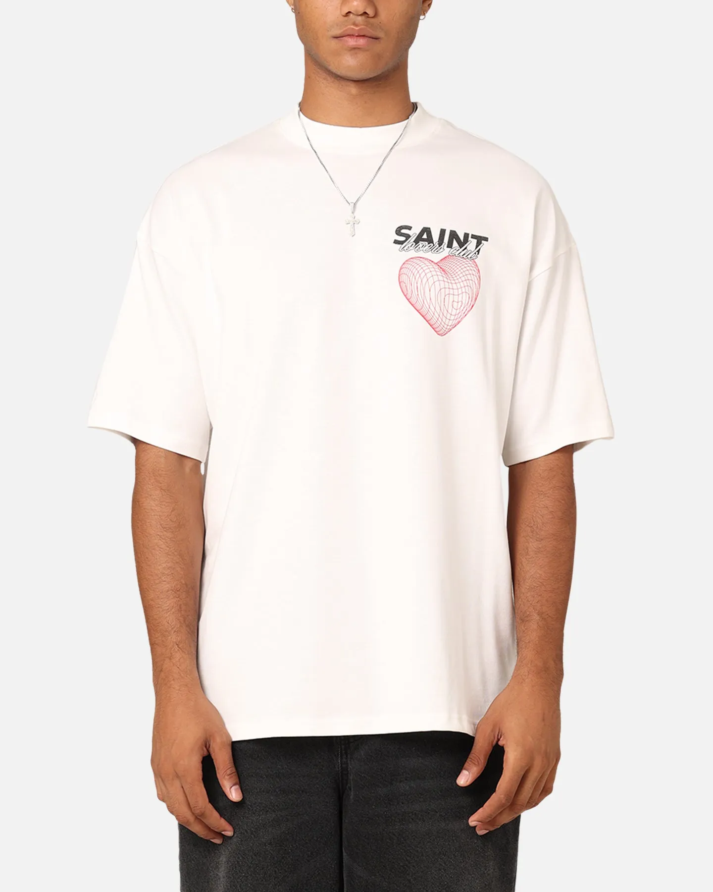 Saint Morta Lovers Club T-Shirt Off White sold by Culture Kings product image thumbnail 4