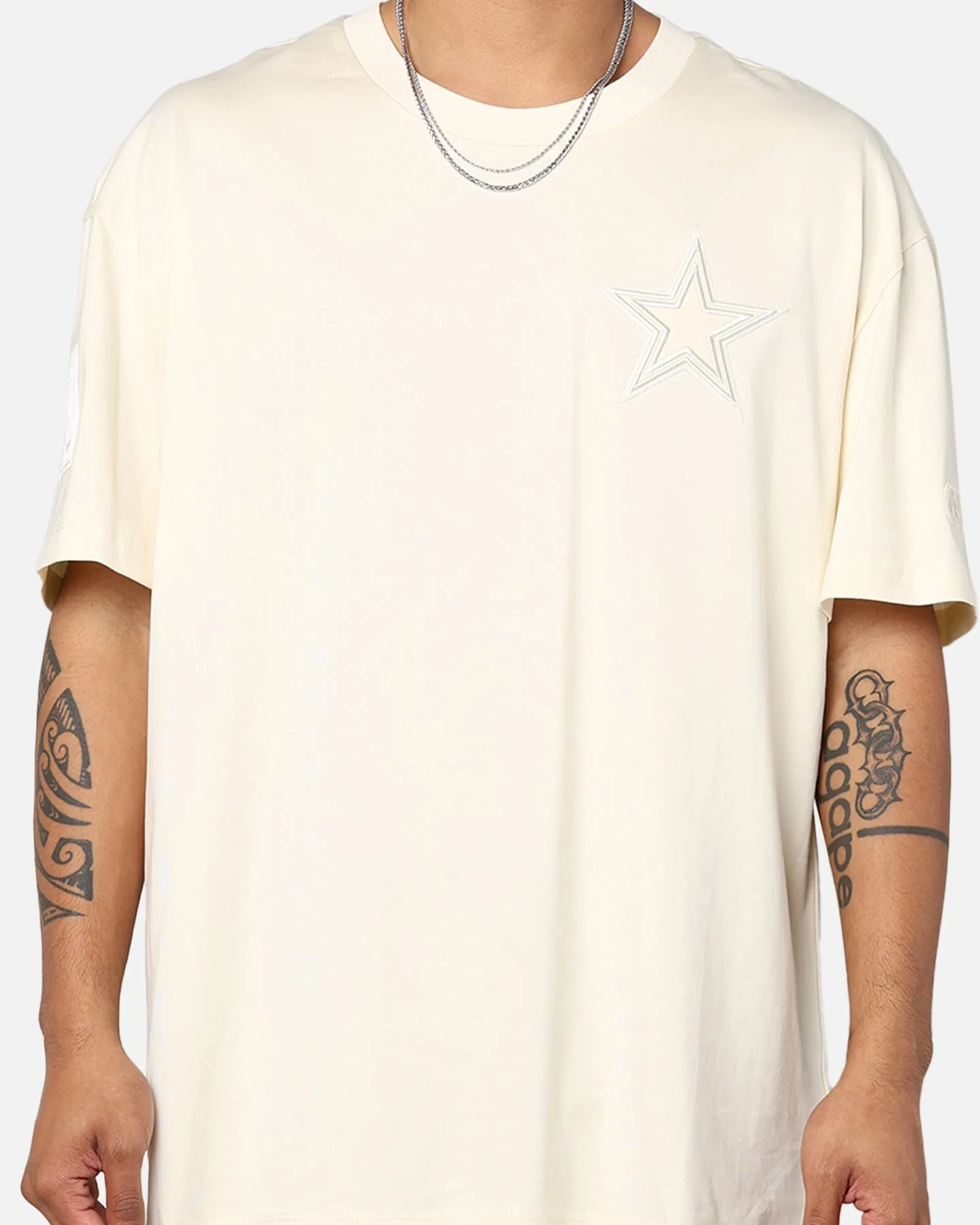 Pro Standard Dallas Cowboys Drop Shoulder T-Shirt Eggshell sold by Culture Kings