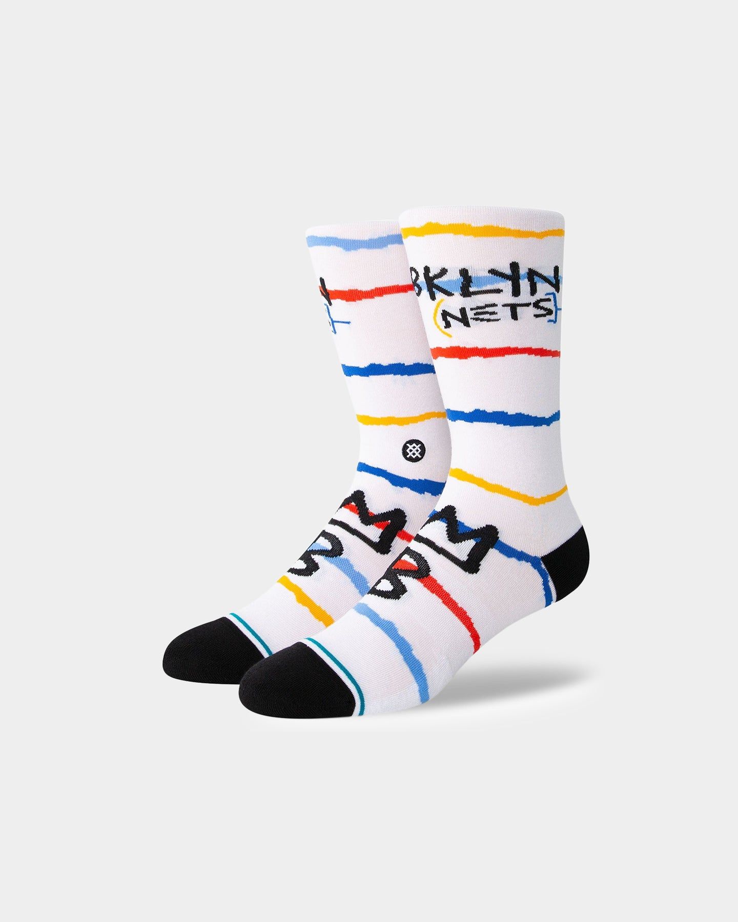 Stance X NBA Brooklyn Nets 2023 Socks White sold by Culture Kings