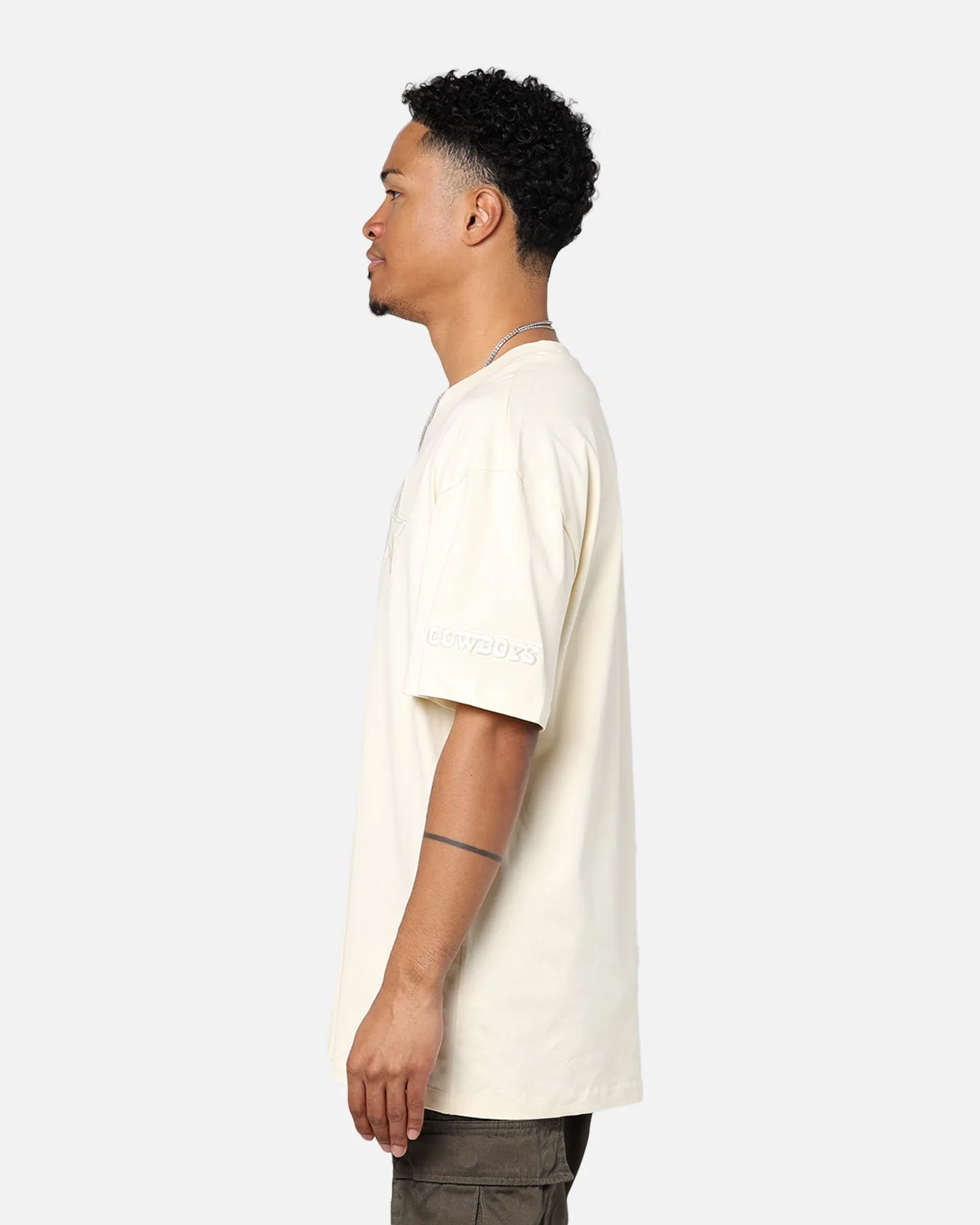 Pro Standard Dallas Cowboys Drop Shoulder T-Shirt Eggshell sold by Culture Kings product image thumbnail 4