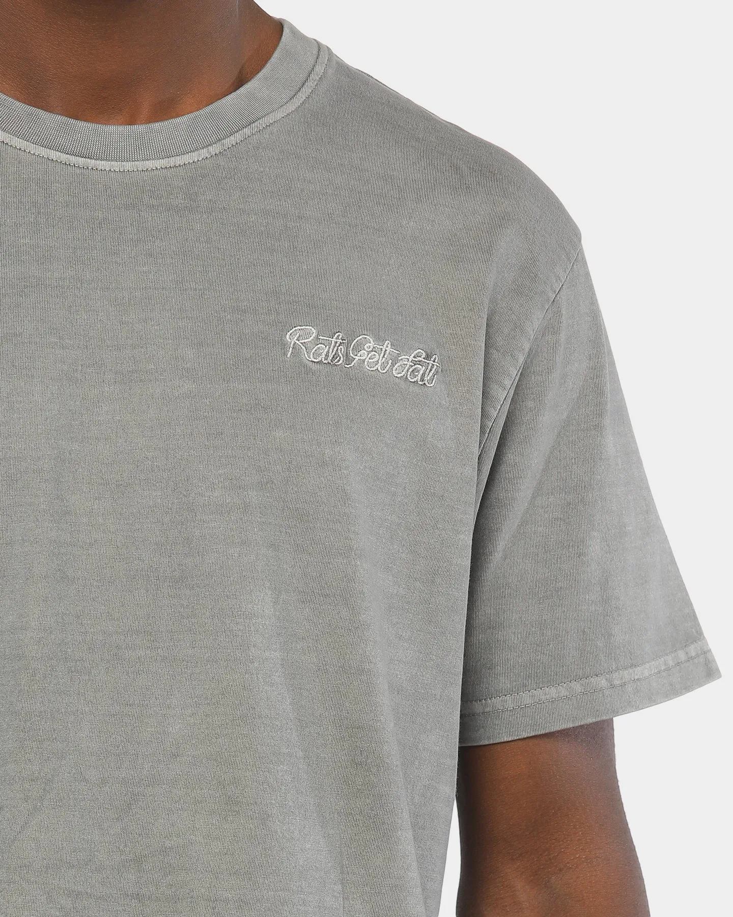 Rats Get Fat Script Vintage Tee Vintage Grey sold by Culture Kings product image thumbnail 5