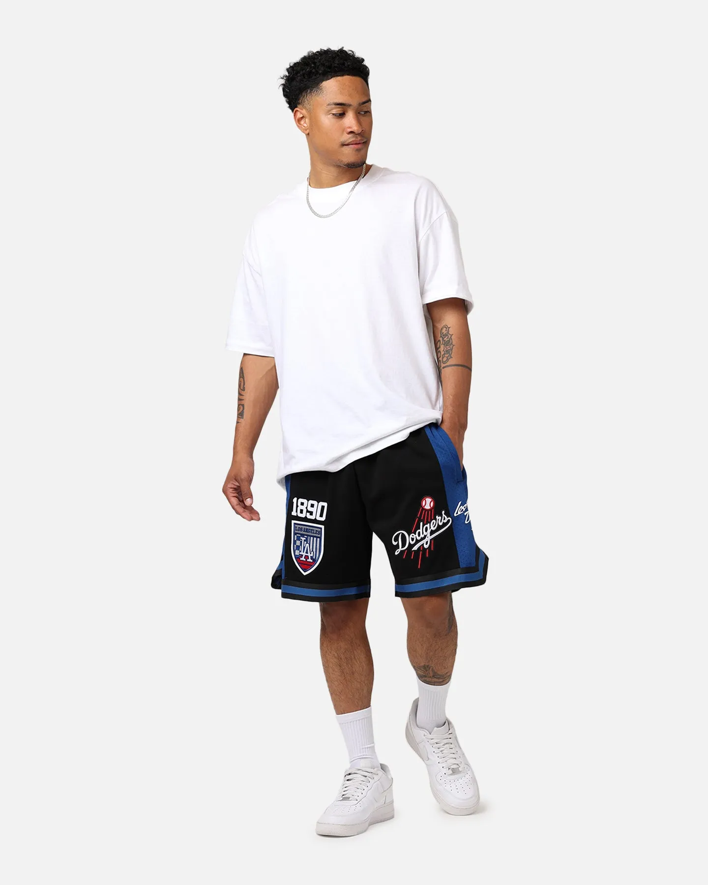 Pro Standard Los Angeles Dodgers Fast Lane Dark 2.0 Shorts Black/Blue sold by Culture Kings product image thumbnail 2