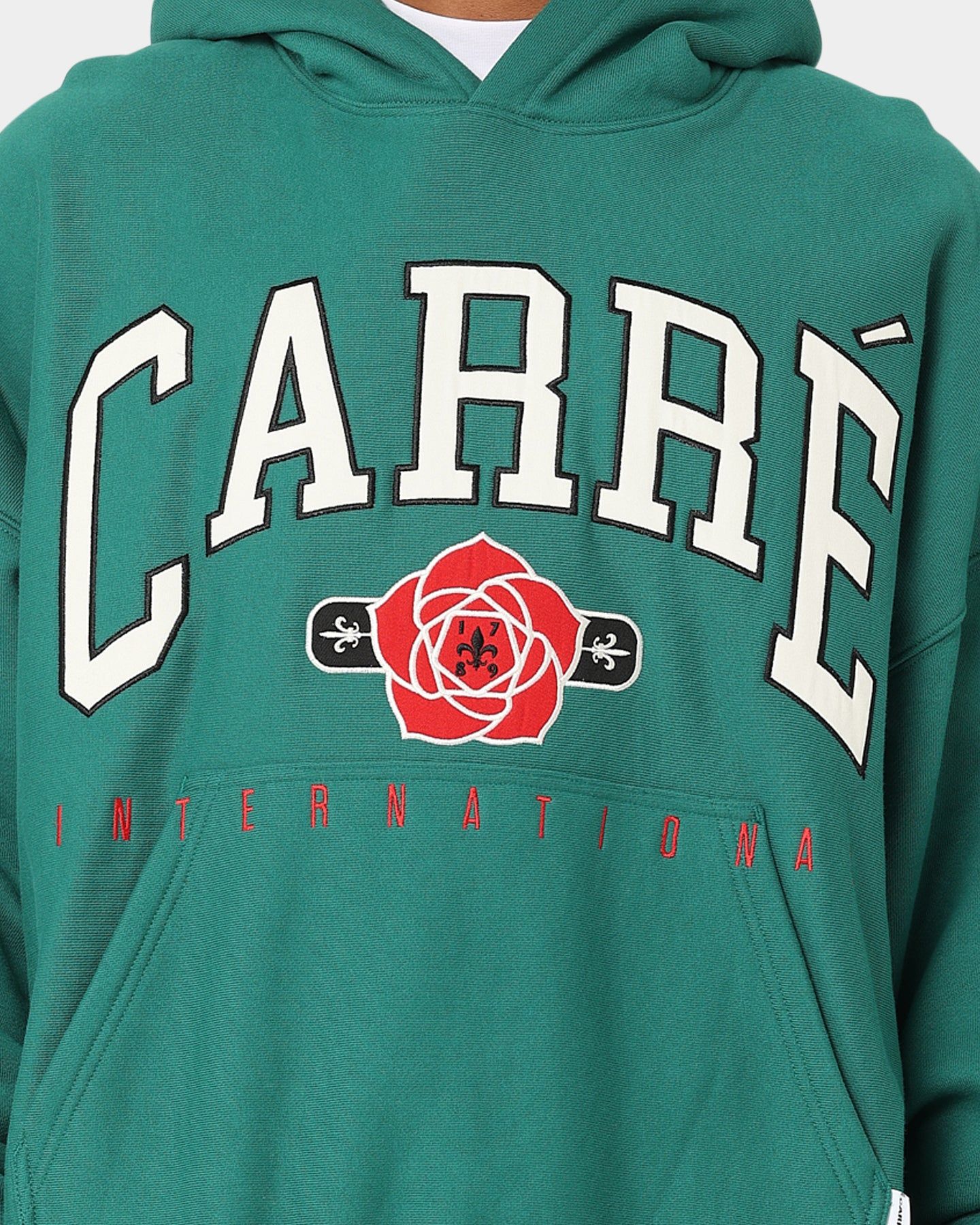 Carre Rose International Oversized Hoodie Dark Teal sold by Culture Kings product image thumbnail 5