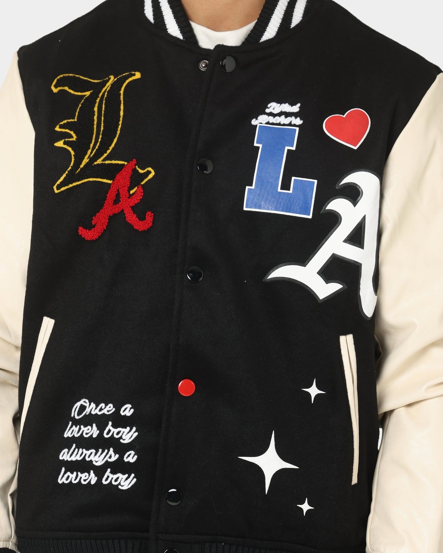 Lifted Anchors State Chenille Varsity Jacket Black sold by Culture Kings product image thumbnail 3