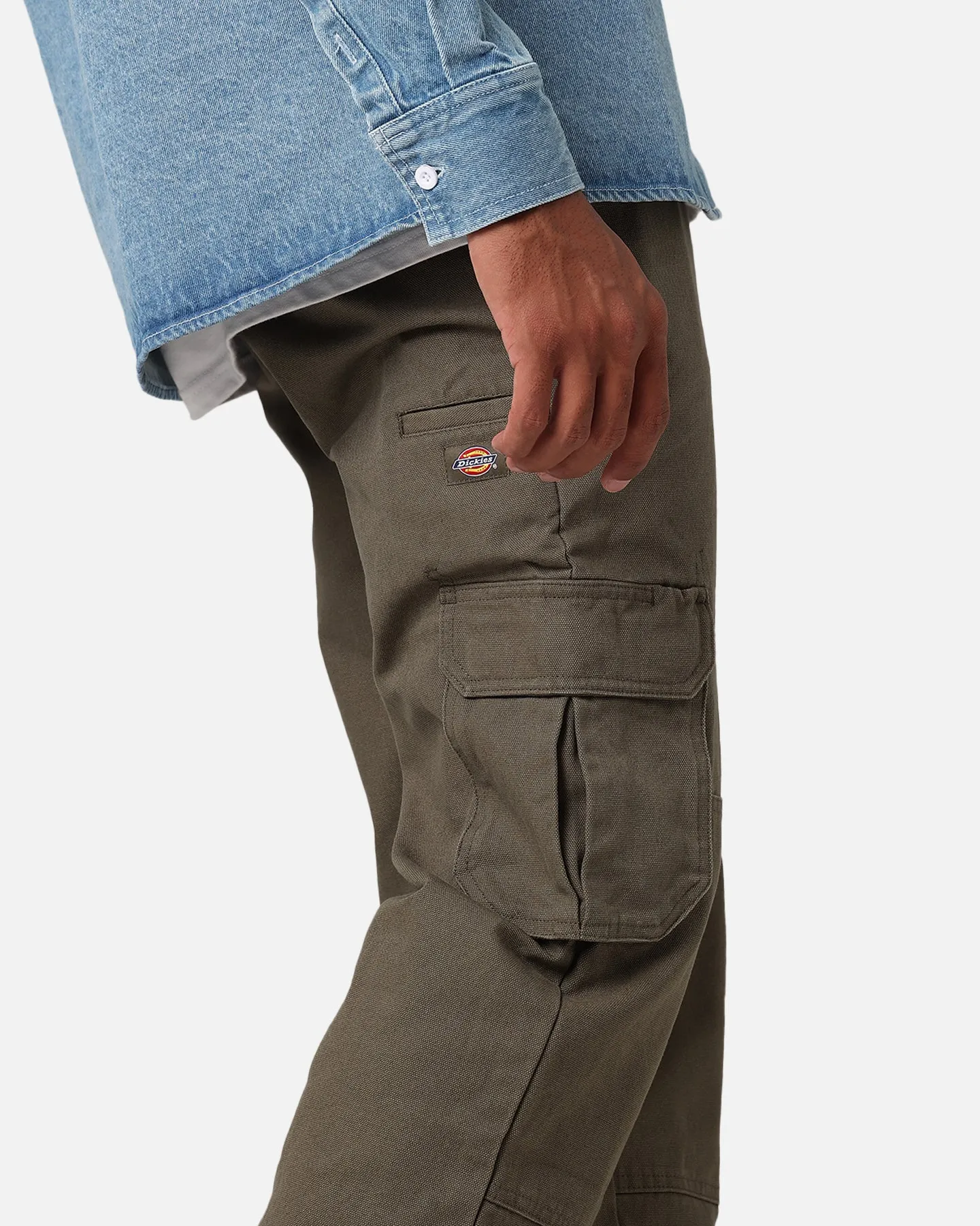 Dickies 85-283 Cargo Canvas Pants Washed Dark Khaki sold by Culture Kings product image thumbnail 4