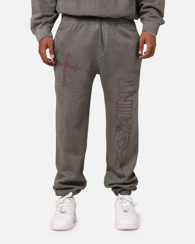 Saint Morta SSIX Sweat Pants Washed Charcoal sold by Culture Kings