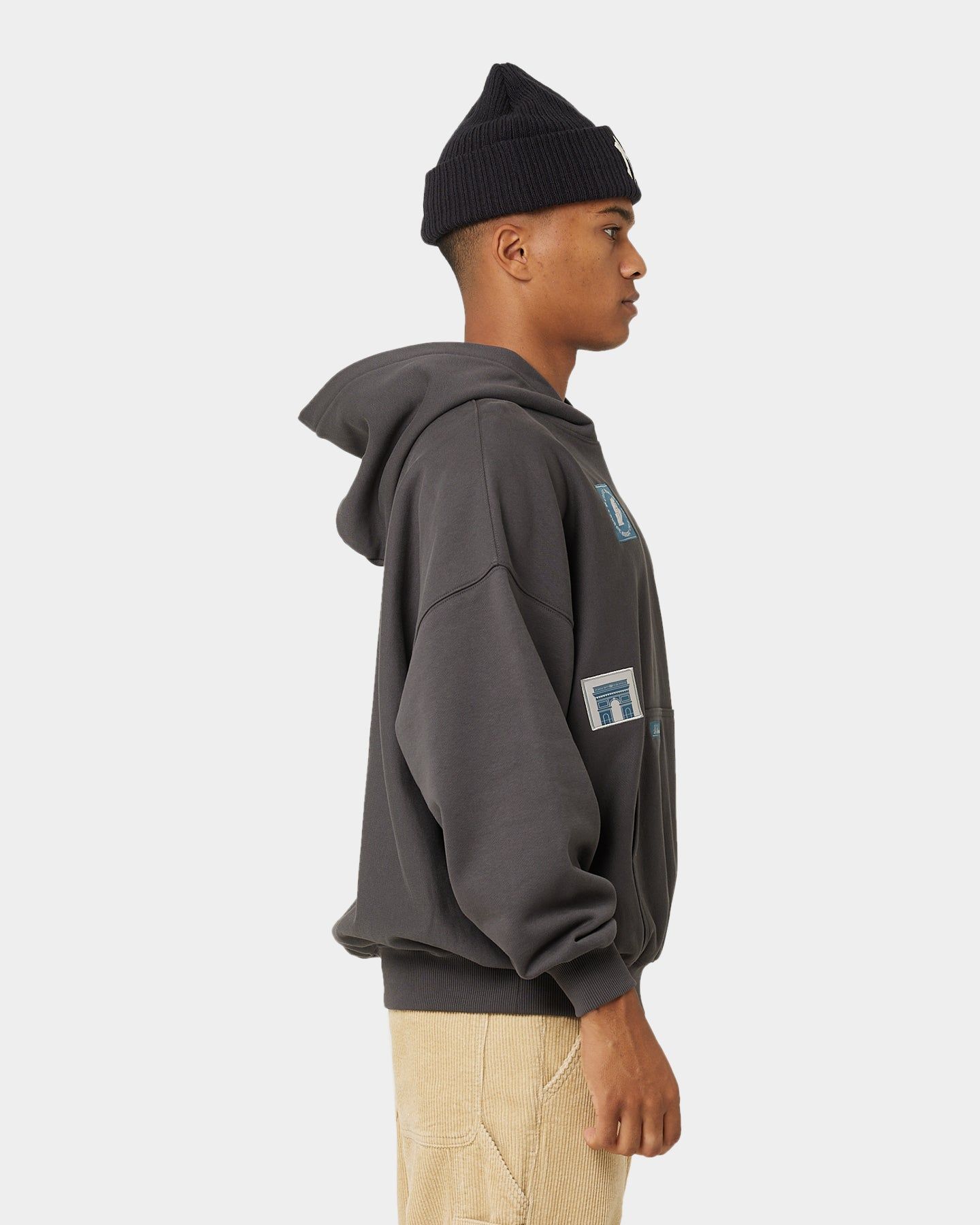 Carre Avant Oversized Hoodie Coal sold by Culture Kings product image thumbnail 6