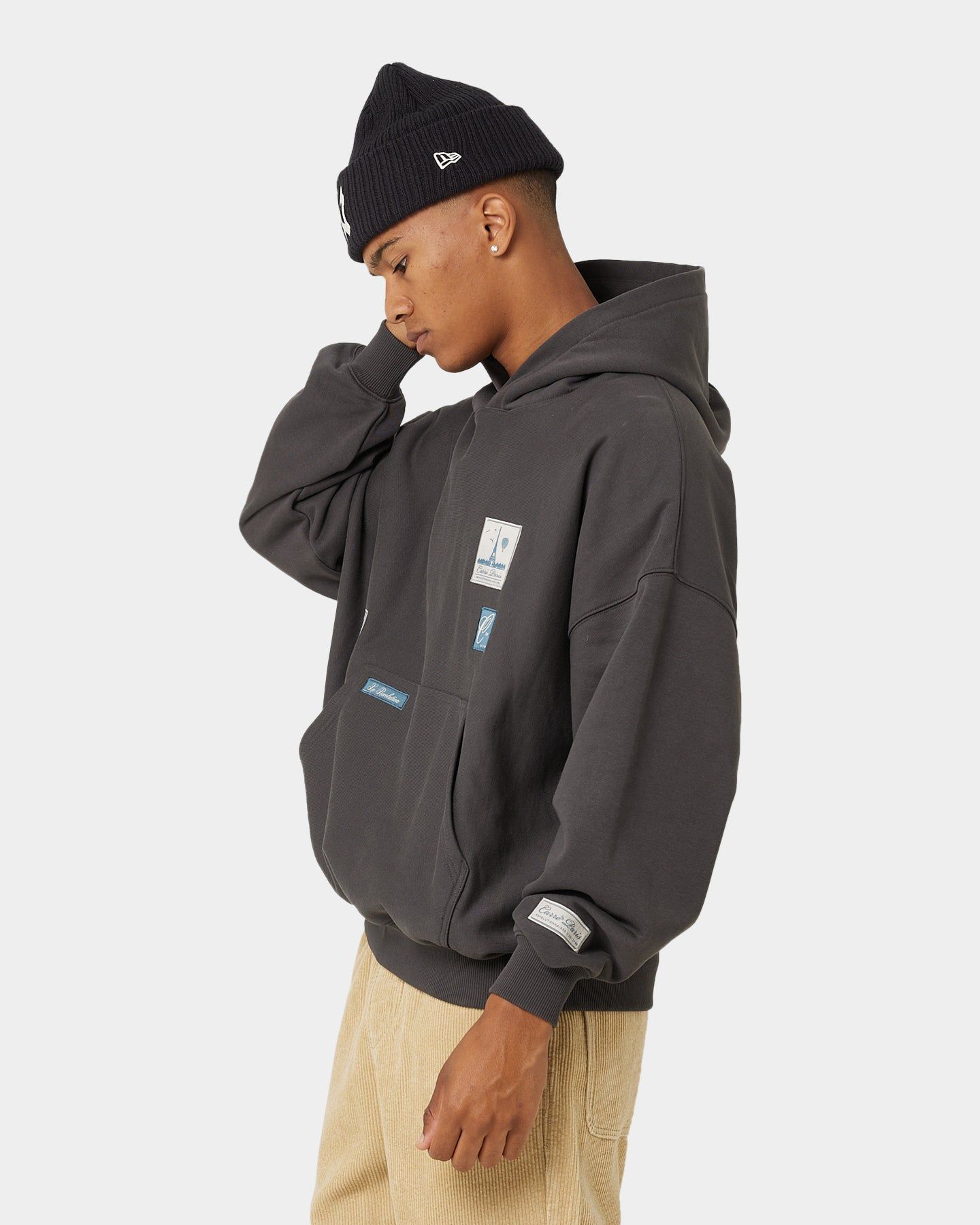 Carre Avant Oversized Hoodie Coal sold by Culture Kings product image thumbnail 7