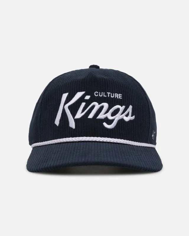 47 Brand Culture Kings Crossrope 'Culture Kings Script' Hitch Snapback Navy sold by Culture Kings