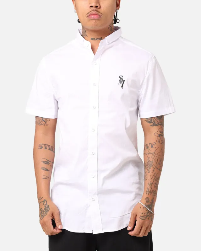 Saint Morta Alpha Horoma Slim Fit Short Sleeve Shirt White sold by Culture Kings