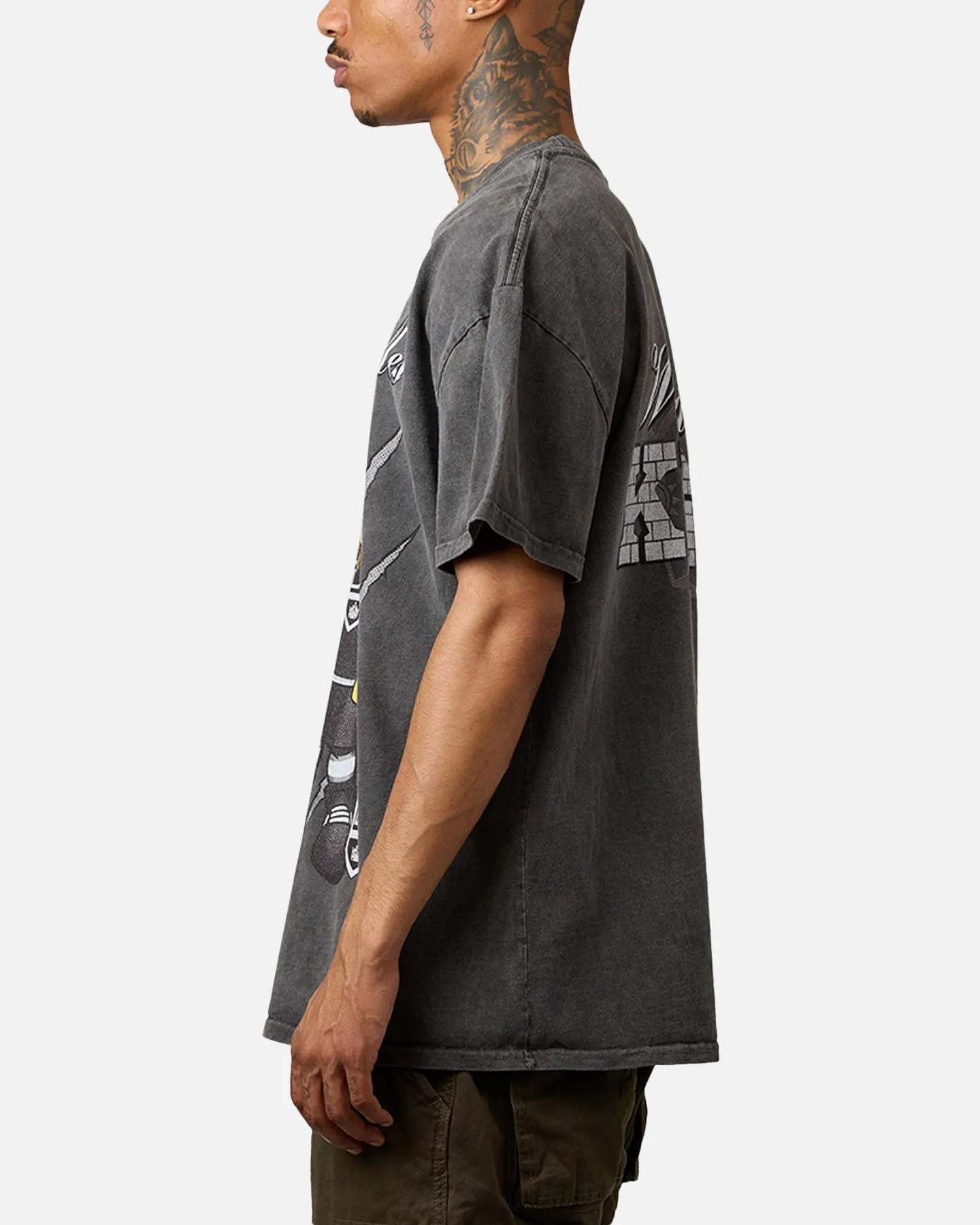 Culture Kings Los Angeles Kings Heavyweight T-Shirt Black Black Wash sold by Culture Kings product image thumbnail 5