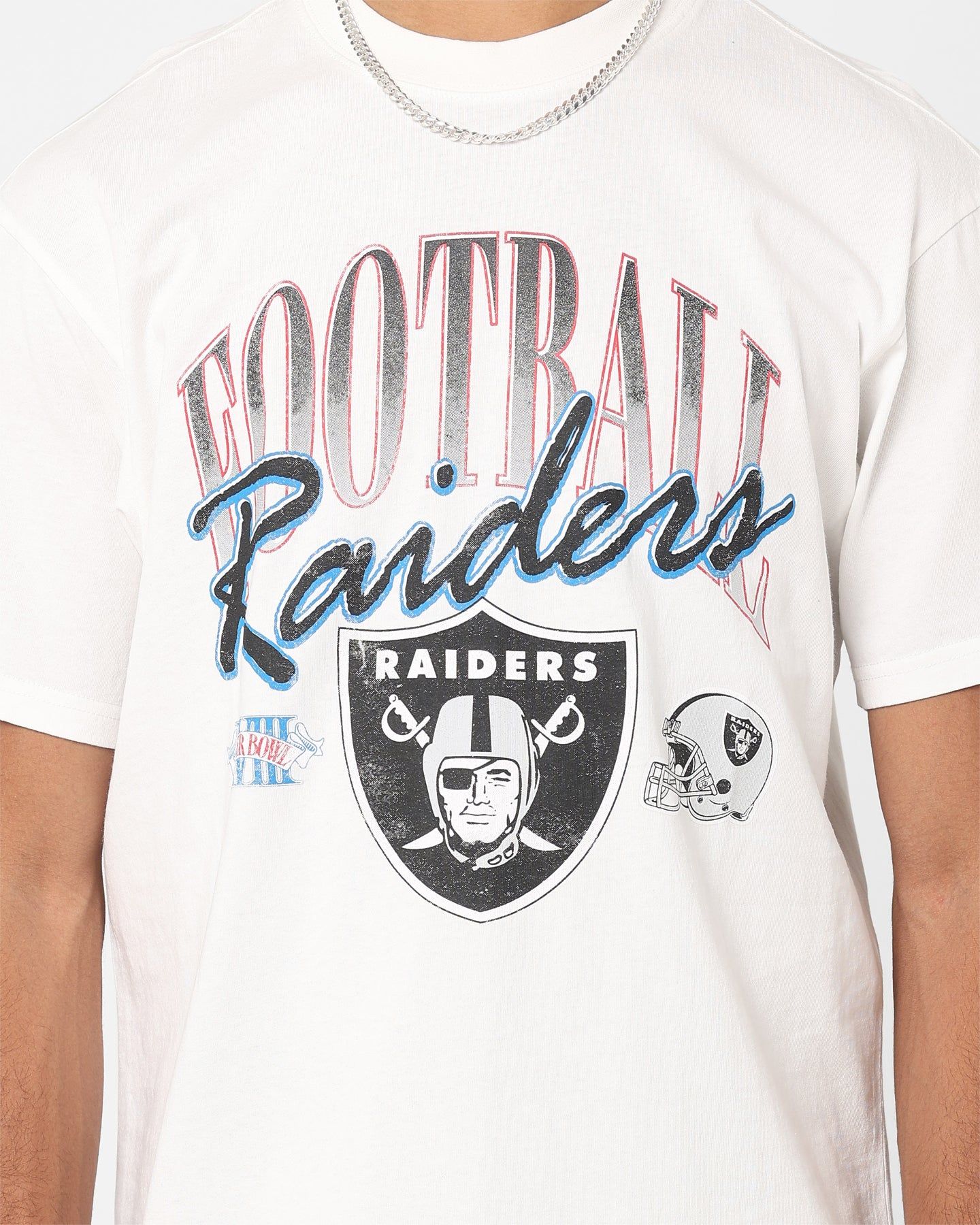 Majestic Athletic Oakland Raiders Script Arch T-Shirt Vintage White sold by Culture Kings product image thumbnail 3