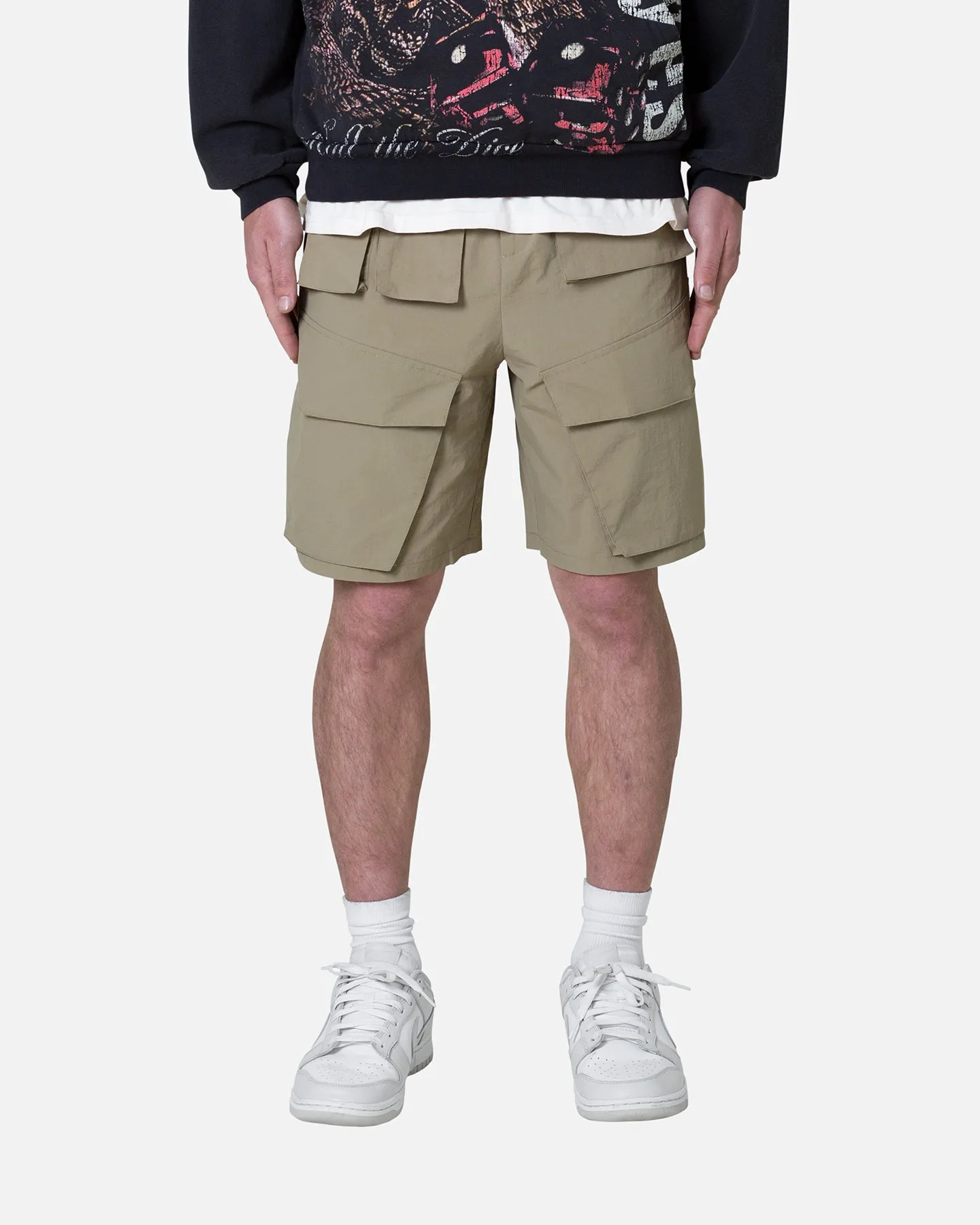 MNML Nylon Cargo Traveler Shorts Sand sold by Culture Kings