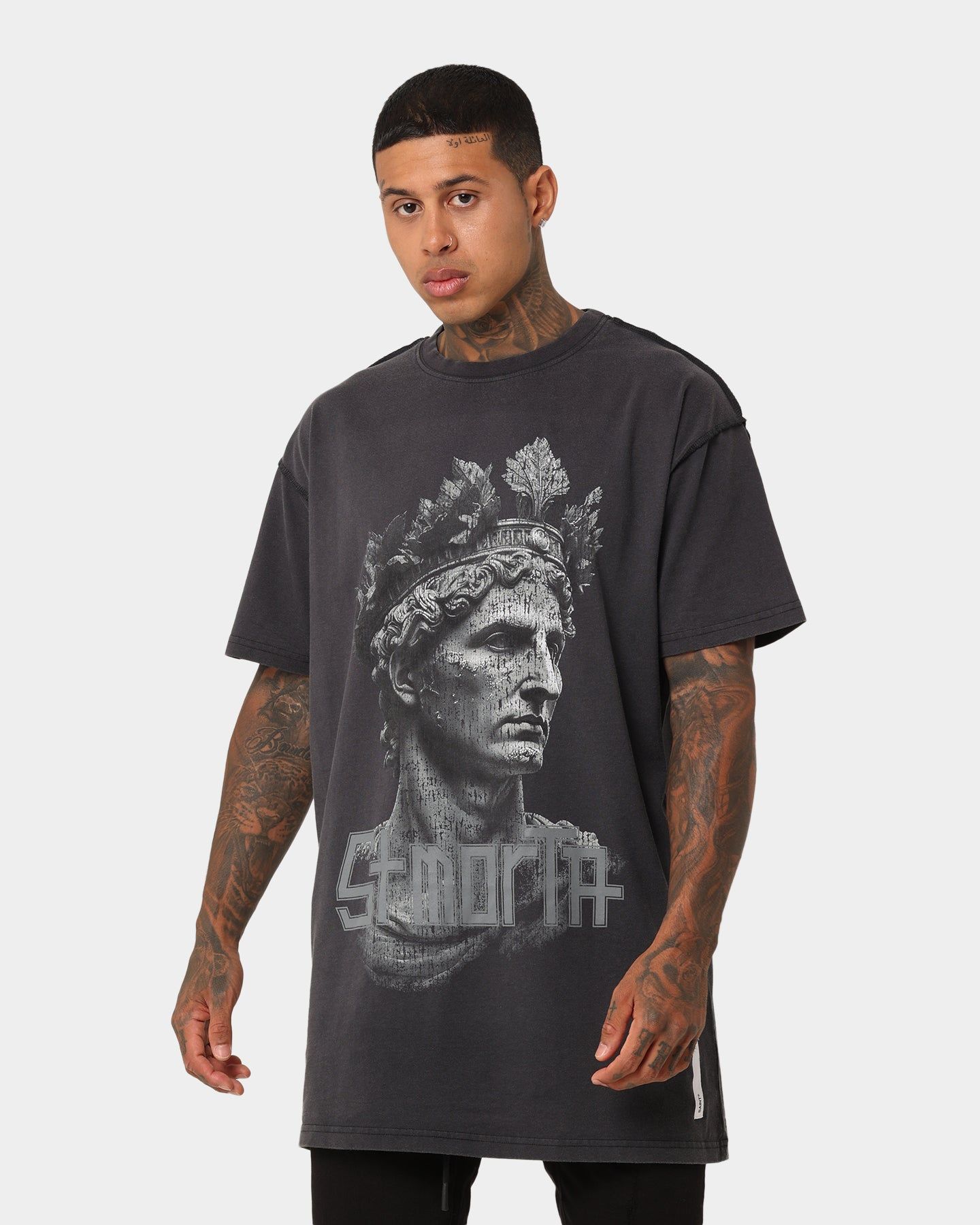 Saint Morta Romans MMXII T-Shirt Vintage Black sold by Culture Kings