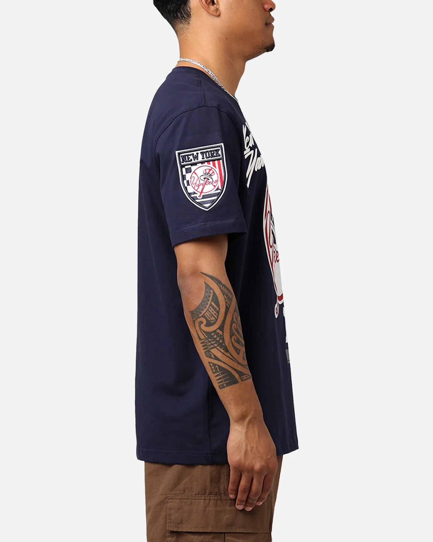Pro Standard New York Yankees Fast Lane SJ T-Shirt Midnight Navy sold by Culture Kings product image thumbnail 4
