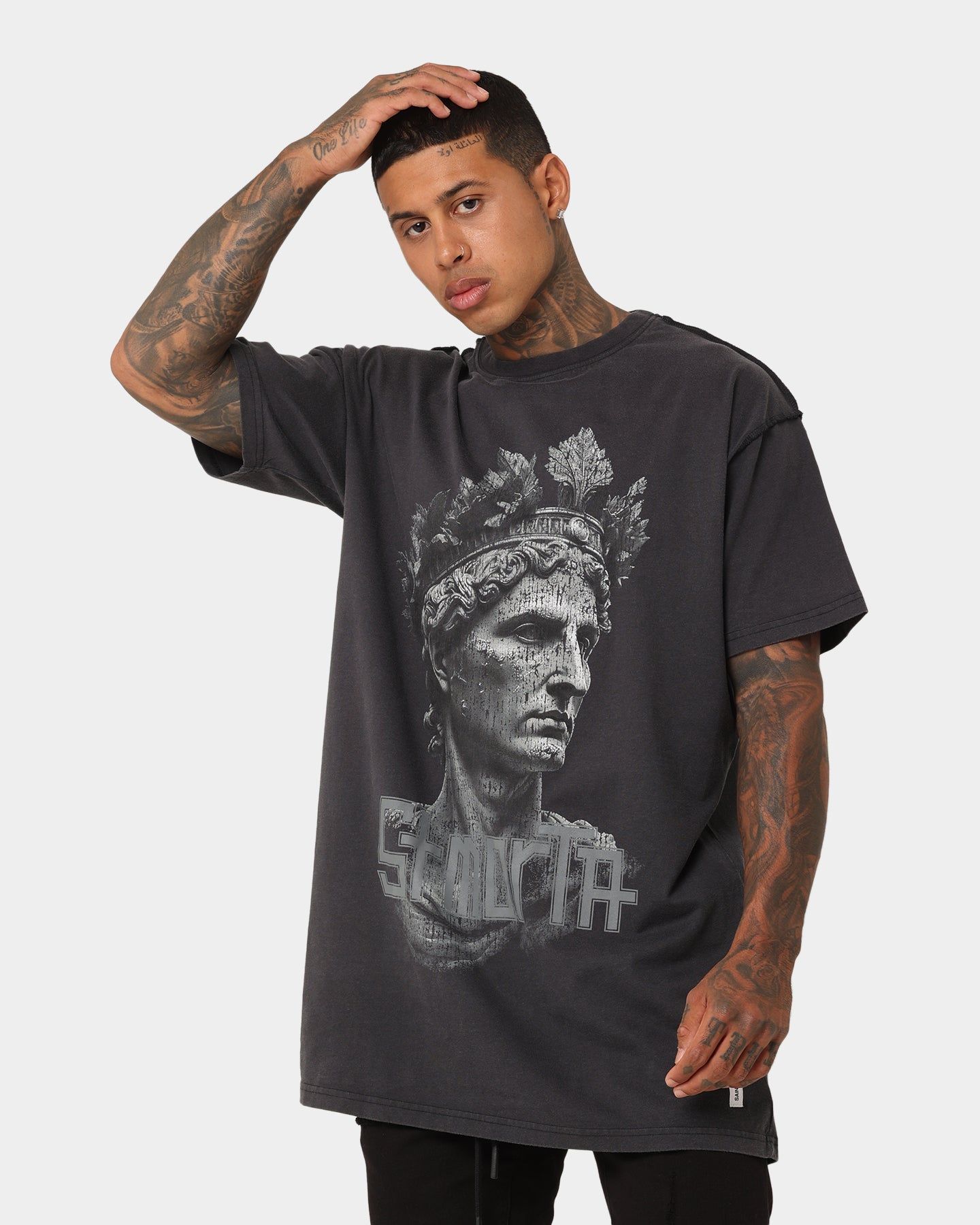 Saint Morta Romans MMXII T-Shirt Vintage Black sold by Culture Kings product image thumbnail 6
