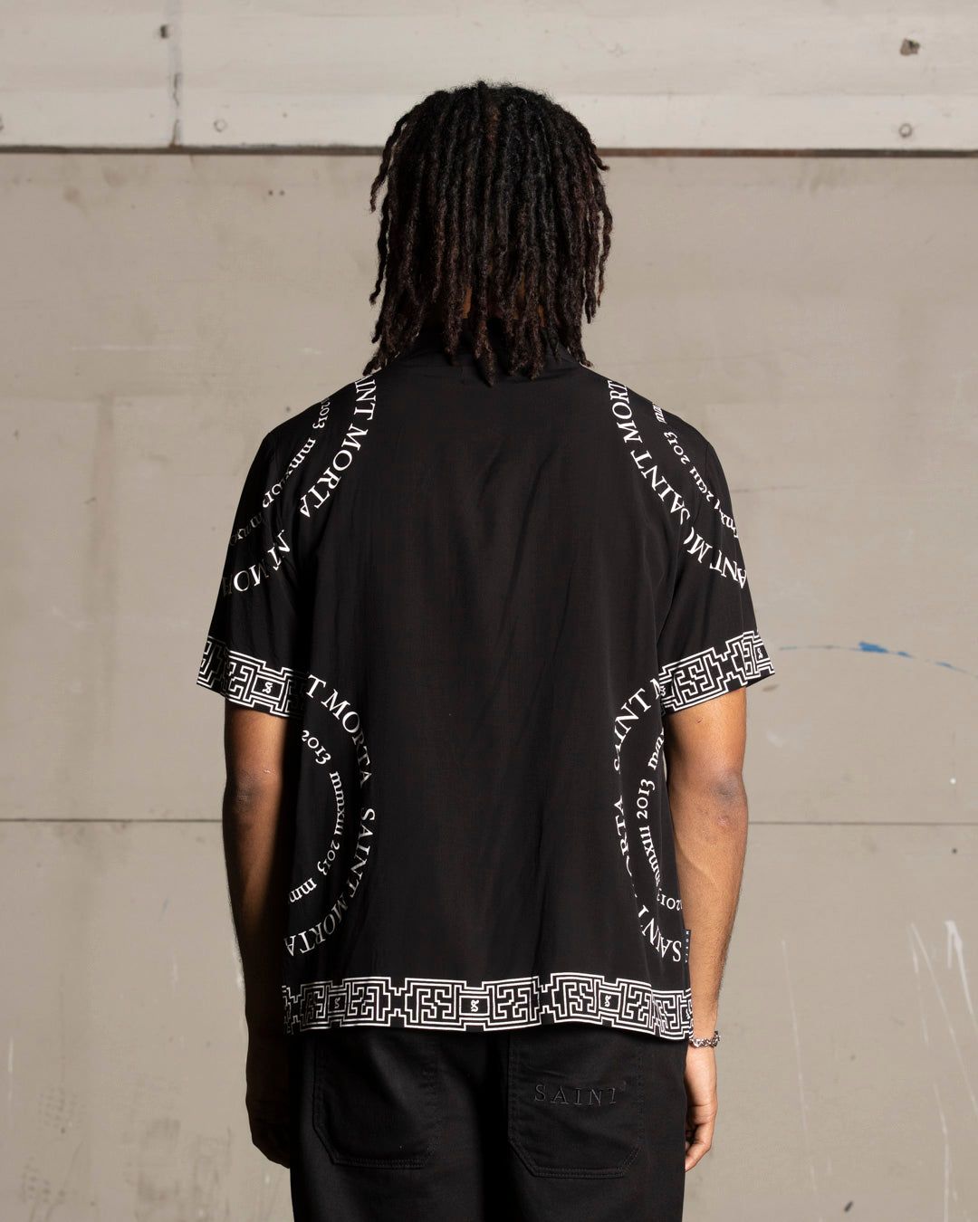 Saint Morta Erebos Short Sleeve Shirt Black sold by Culture Kings product image thumbnail 4