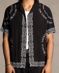 Saint Morta Erebos Short Sleeve Shirt Black sold by Culture Kings